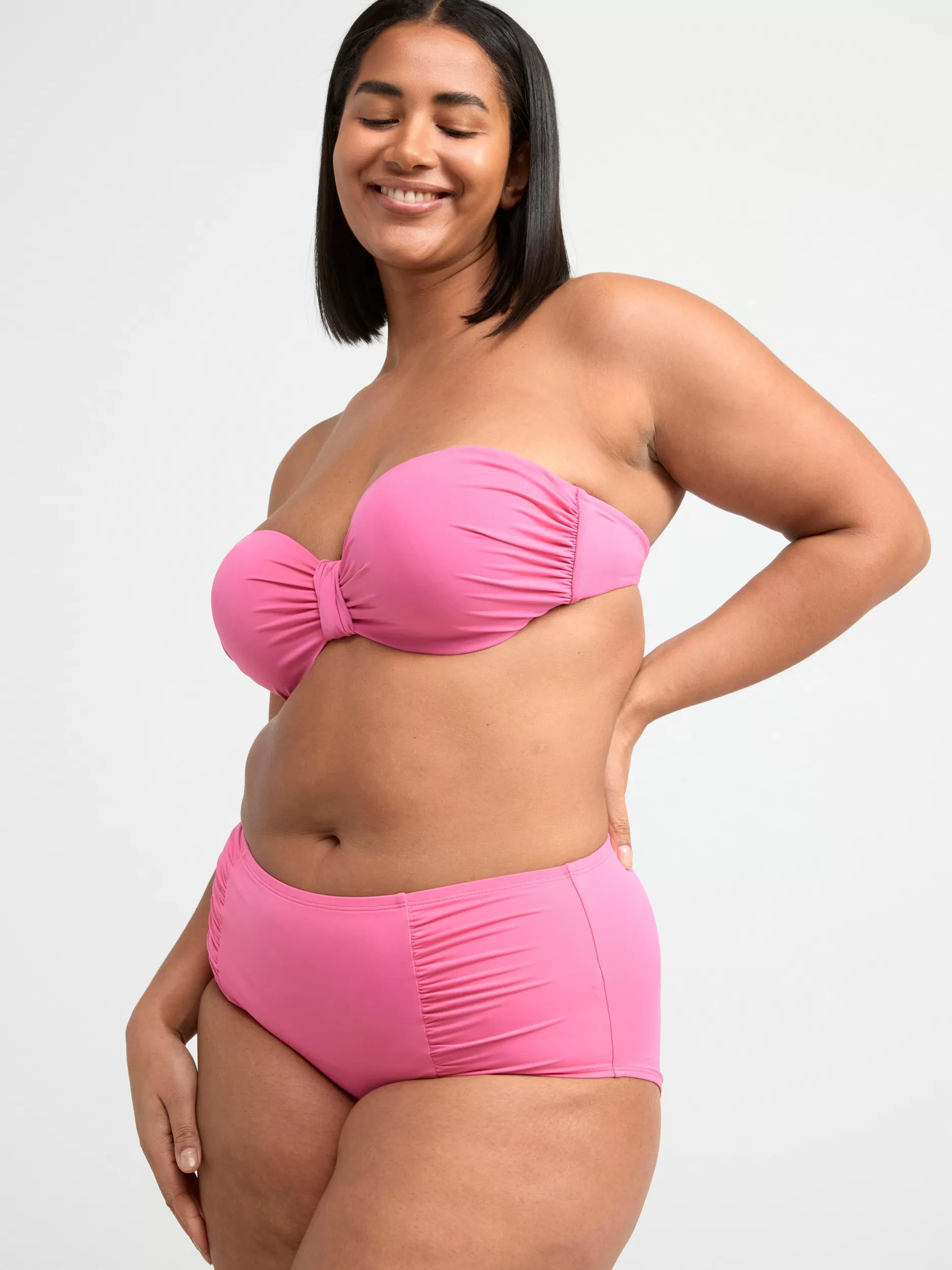 Lindex Badetøy<Hipster-Bikinitruse Med Middels Hoyt Liv Pink