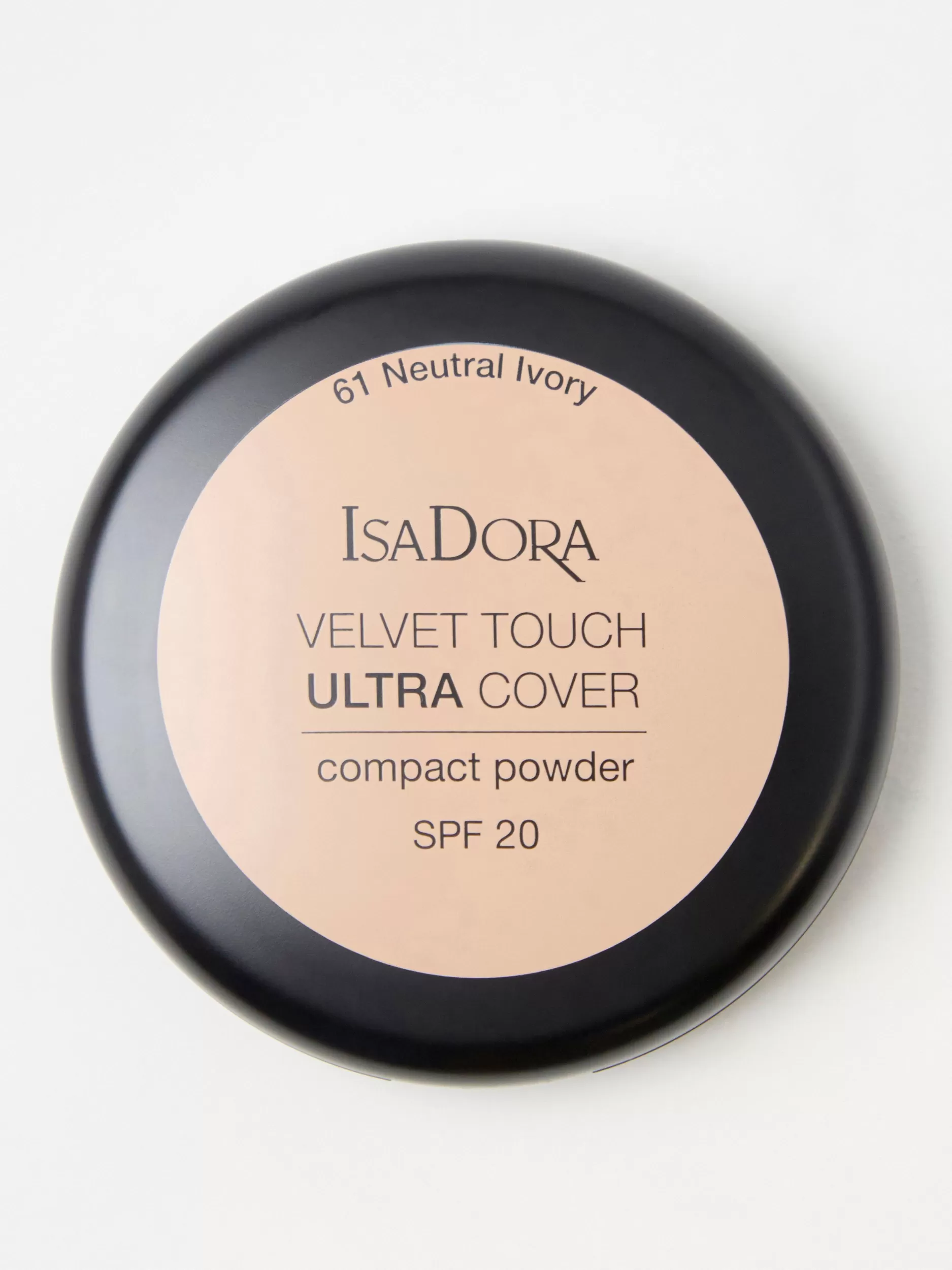 Lindex Pudder<Isadora Velvet Touch Ultra Cover Compact Powder 61 Neutral Ivory