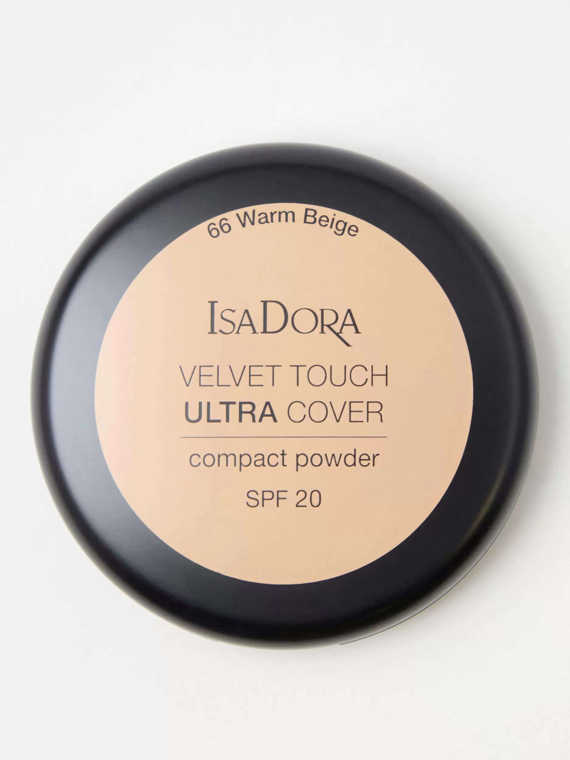 Lindex Pudder<Isadora Velvet Touch Ultra Cover Compact Powder 66 Warm Beige