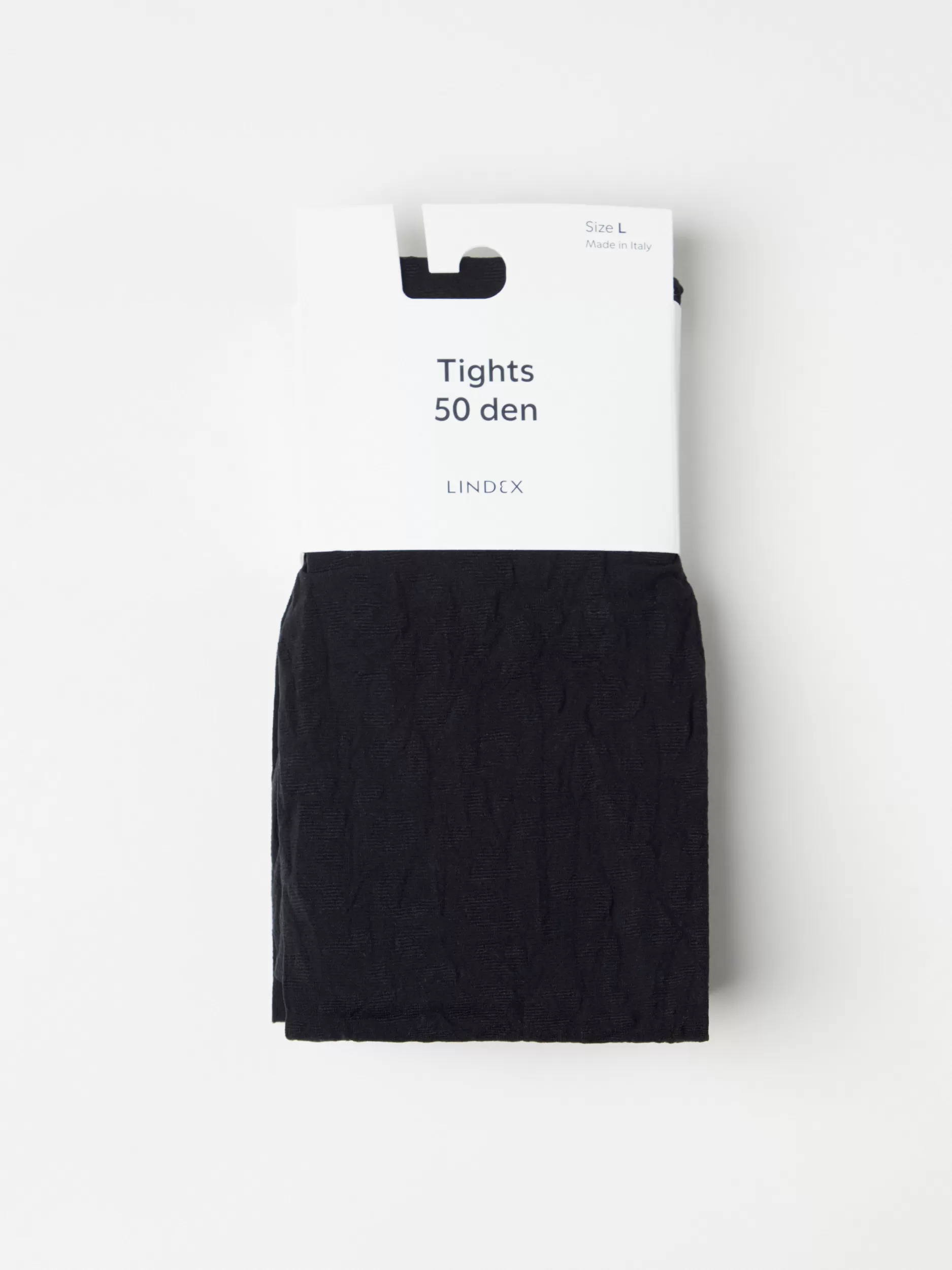 Lindex Strømpebukser Og Leggings<Jacquardmonstret Strompebukse, 50 Denier Black