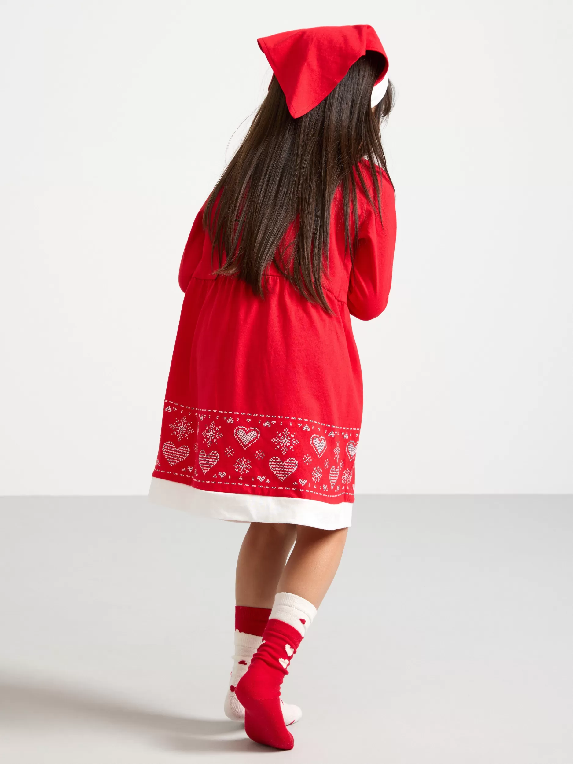 Lindex Nattøy<Julekjole Og Hodeskjerf Red