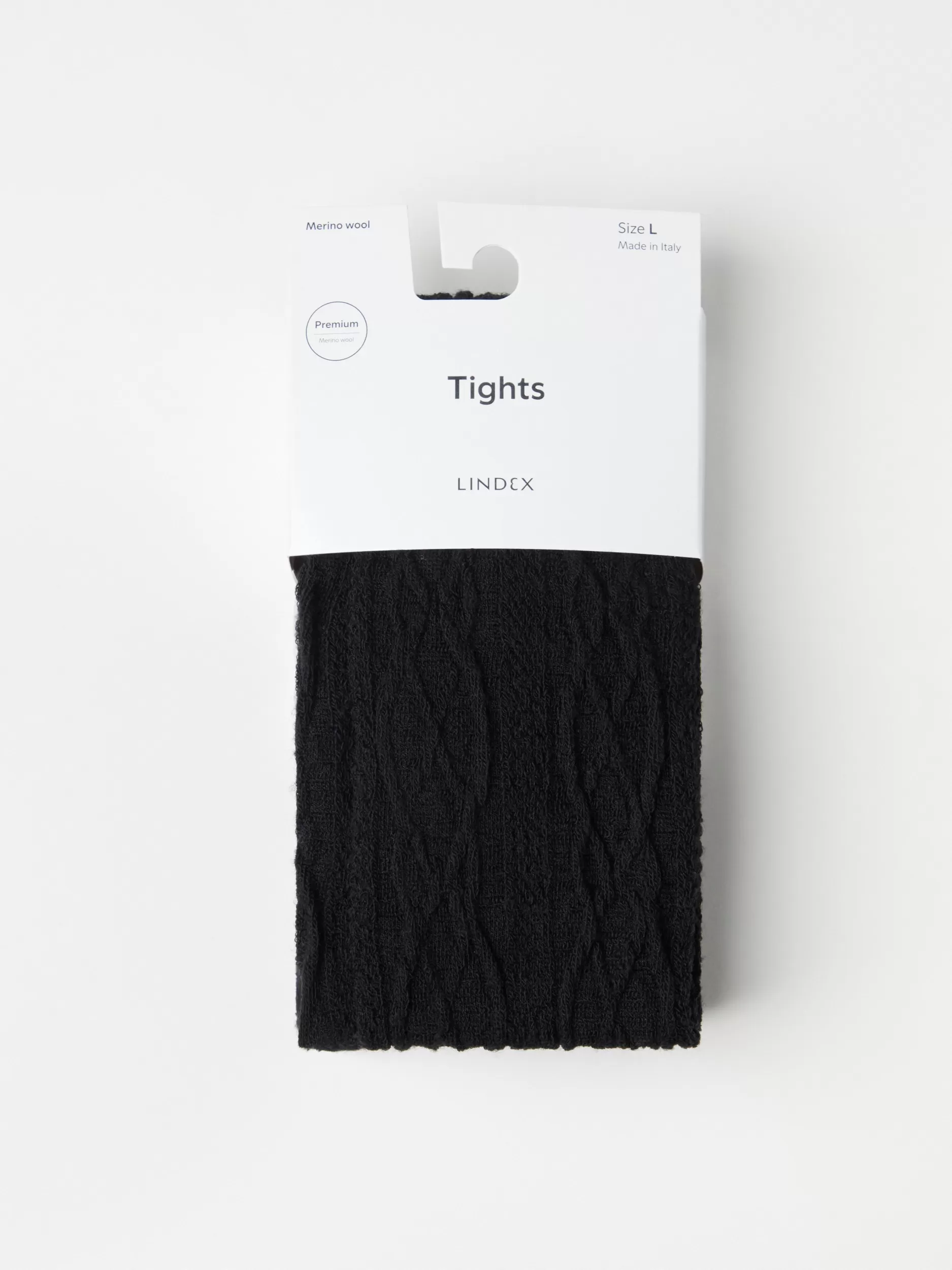 Lindex Strømpebukser Og Leggings<Kabelstrikket Strompebukse I Bomullsblanding Black