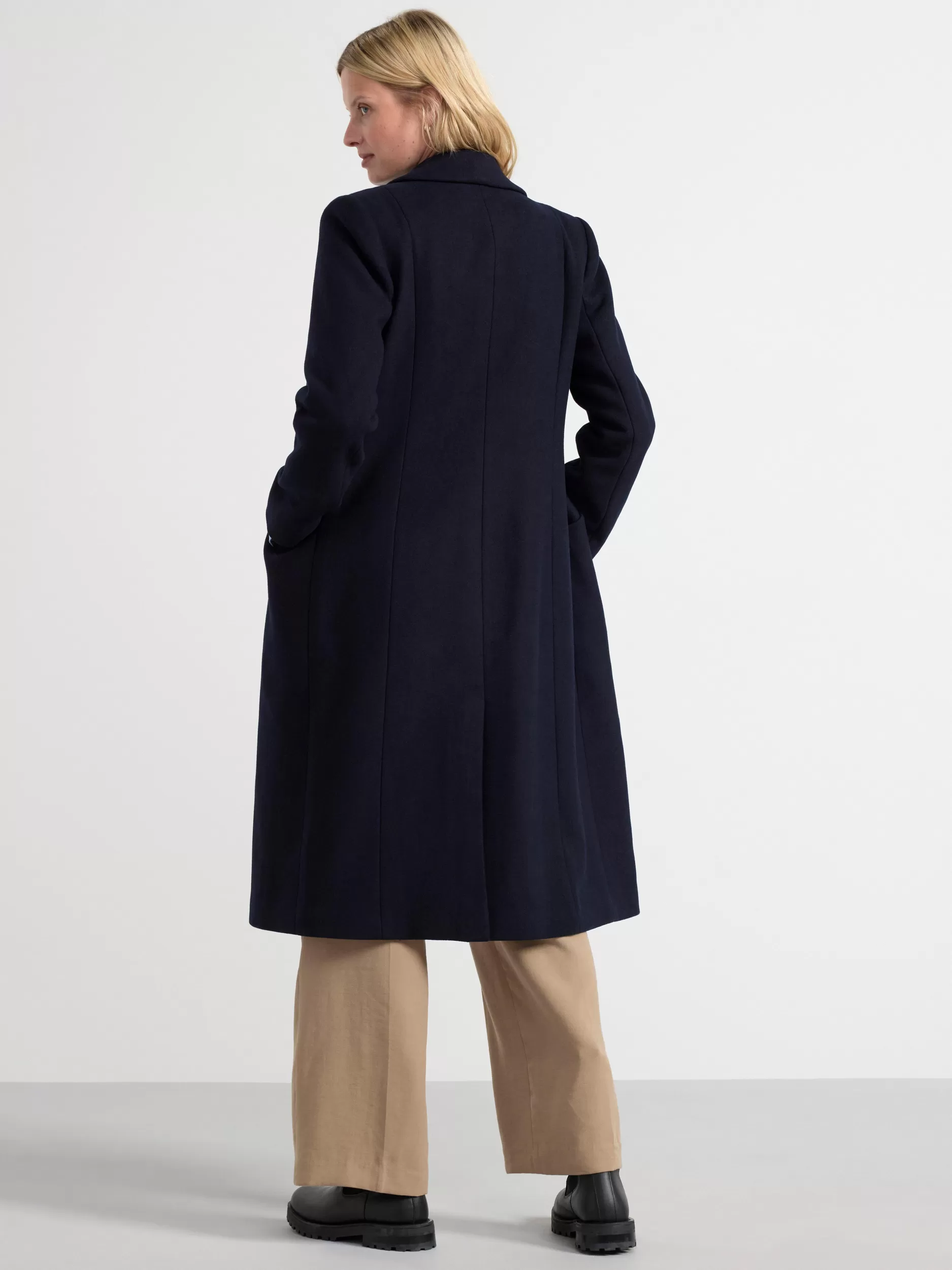 Lindex Yttertøy<Kape I Ullblanding Dark Blue