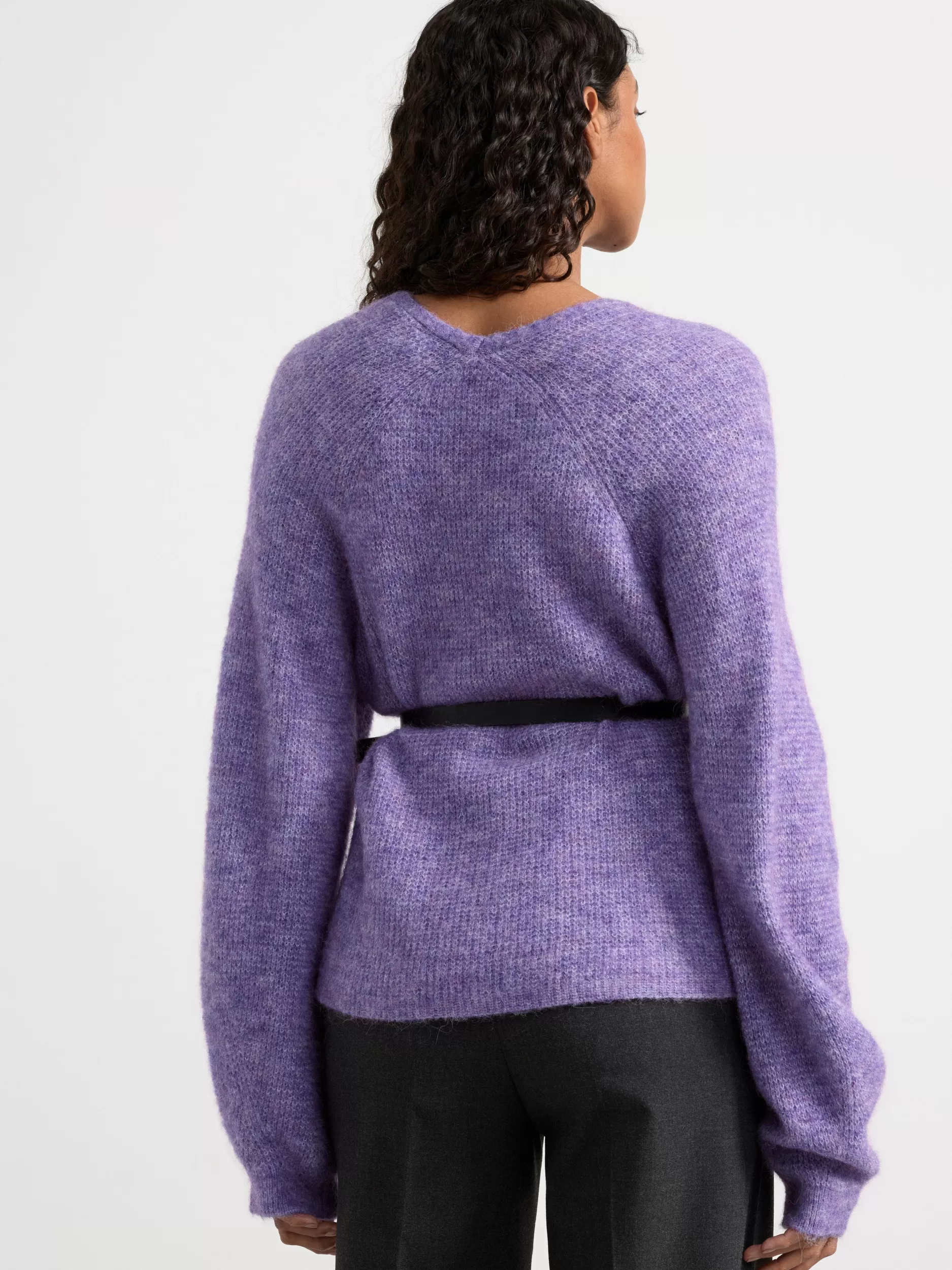 Lindex Gensere & Cardiganer<Kardigan I Ullblanding Lilac