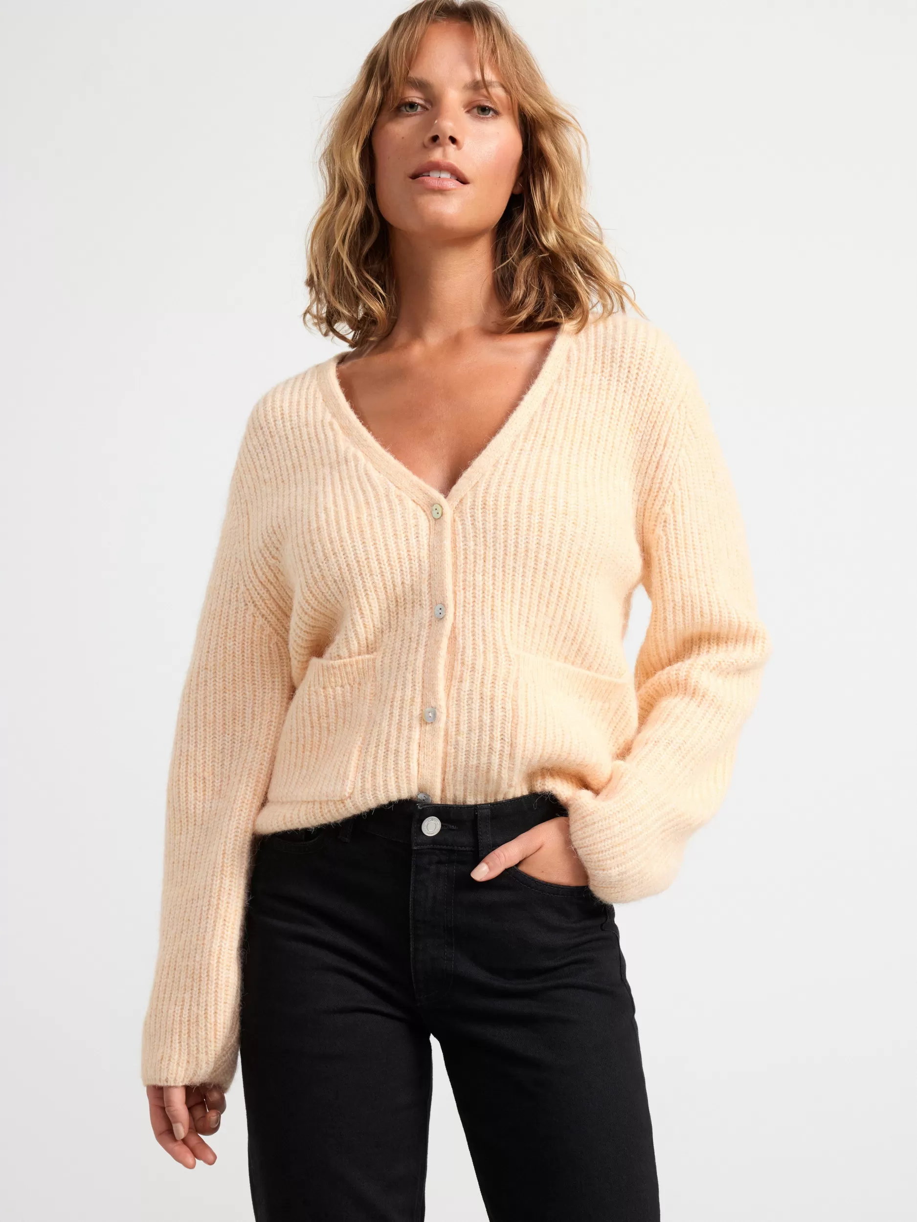 Lindex Gensere & Cardiganer<Kardiganstrikket Light Coral