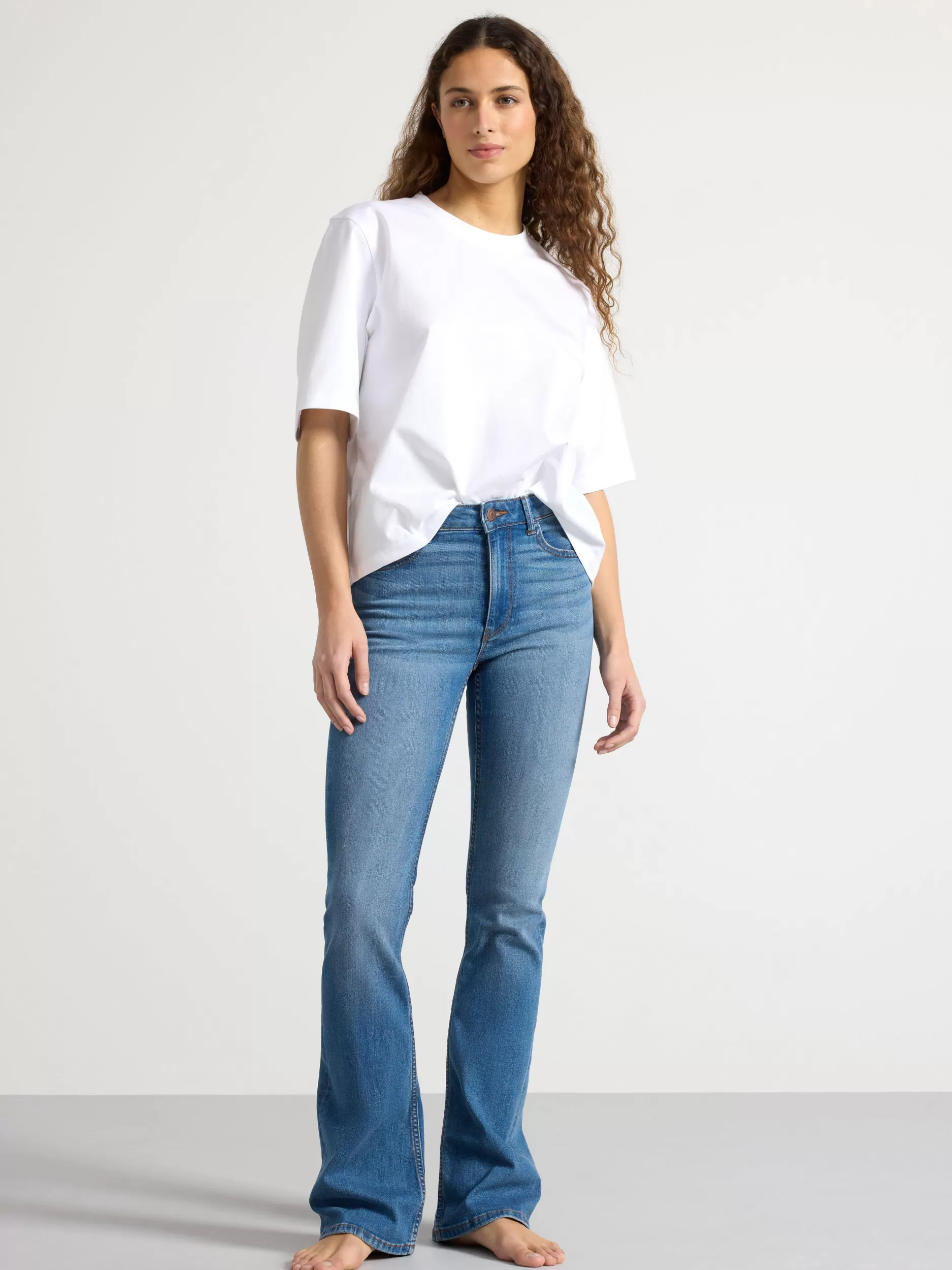 Lindex Jeans<Karen The Flare Jeans Denim Blue