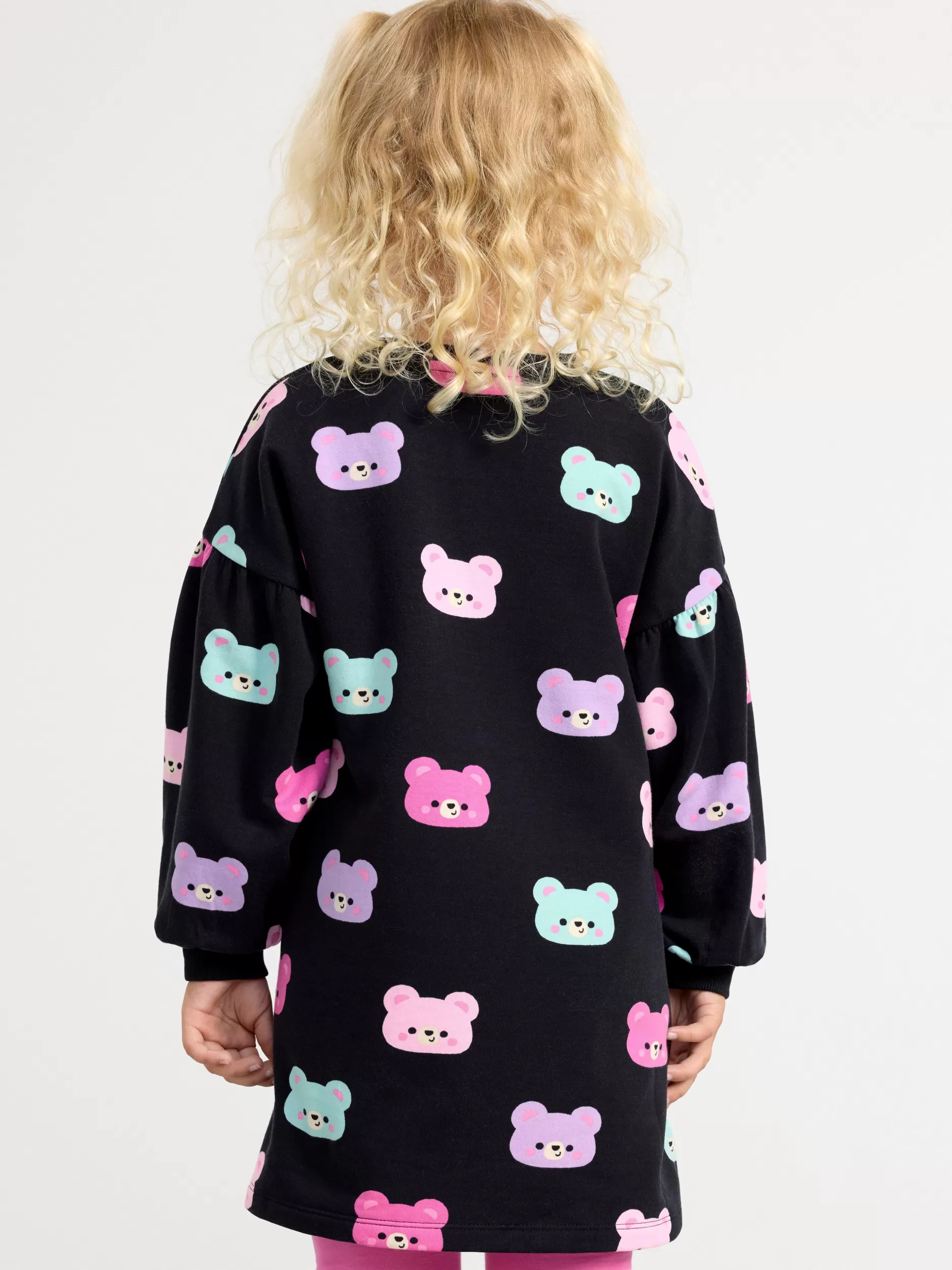 Lindex Kjoler<Kjole Med Teddybjorner Black