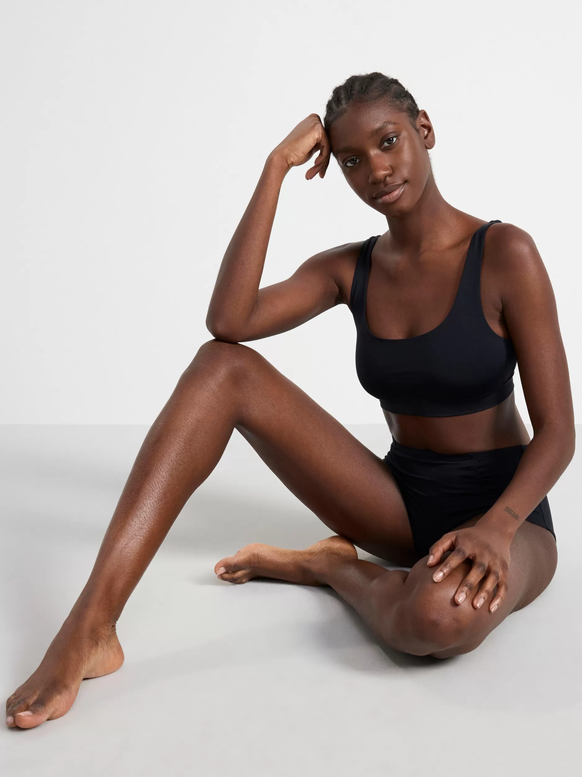 Lindex Badetøy<Klassisk Midi-Bikinitruse Black