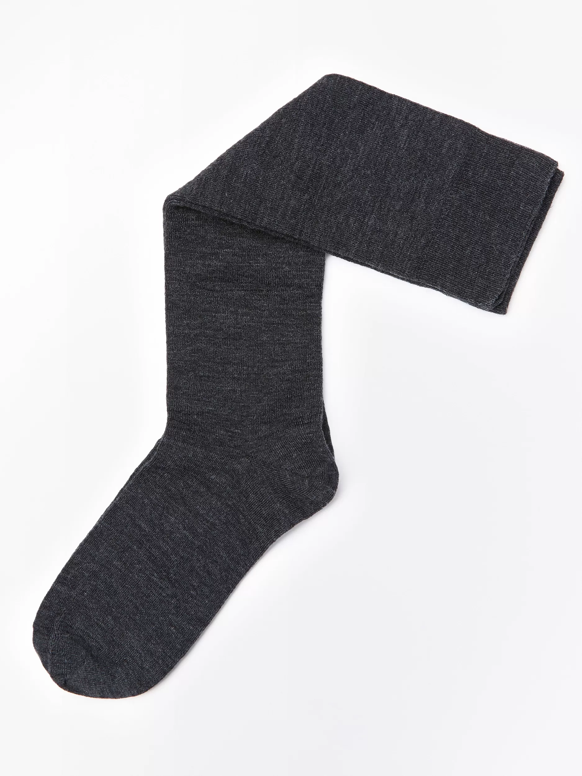Lindex Sokker<Knestromper I Ullblanding Offblack Melange