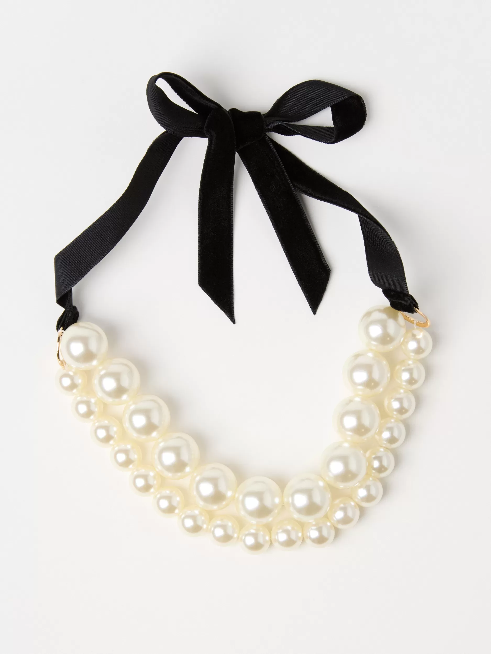 Lindex Accessories<Kompakt Perlekjede Off White