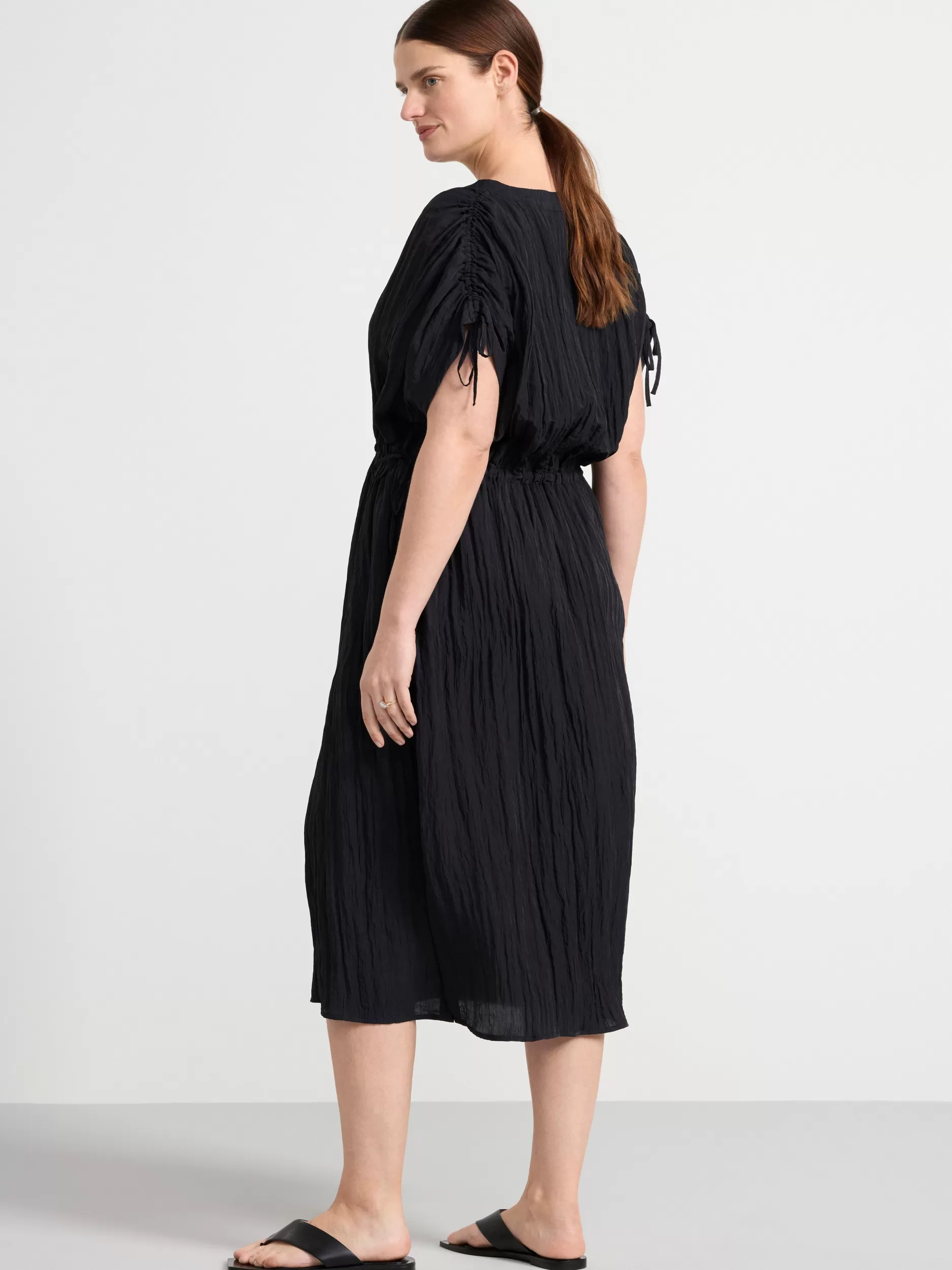Lindex Kjoler<Kortermet Kaftankjole Black