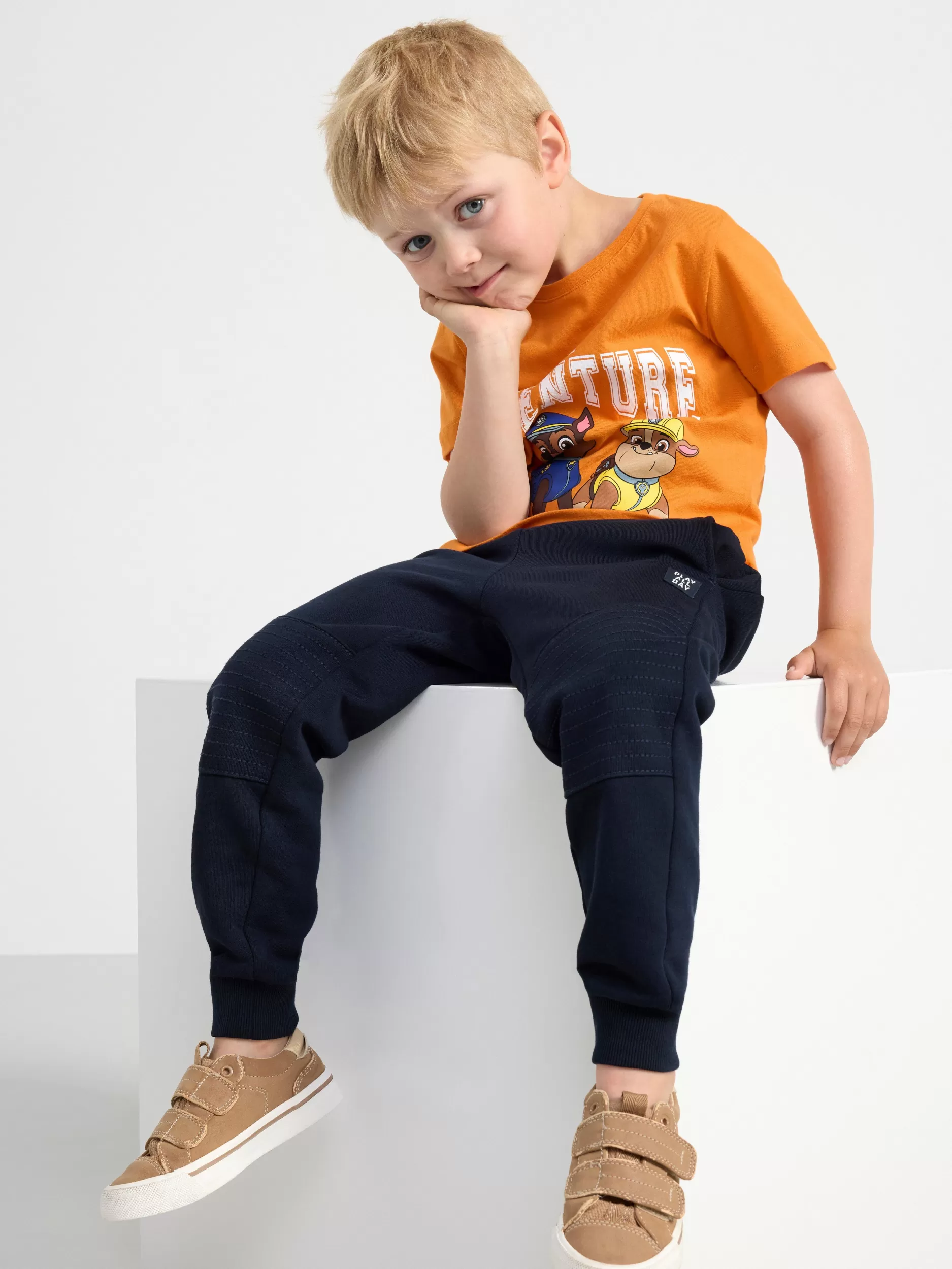 Lindex Topper & T-Skjorter<Kortermet Overdel Med Paw Patrol Orange