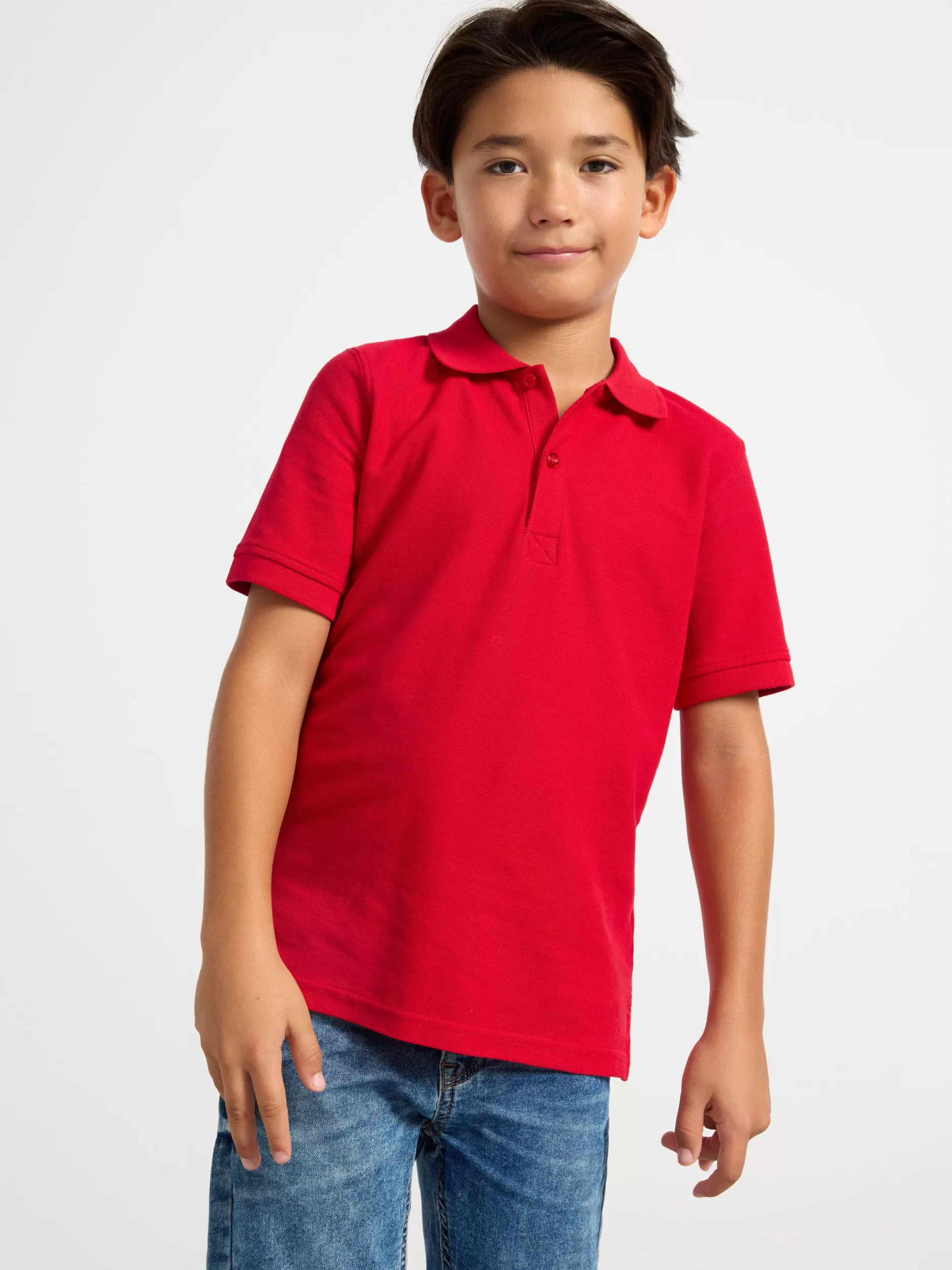 Lindex Topper & T-Skjorter<Kortermet PoloSkjørte Red