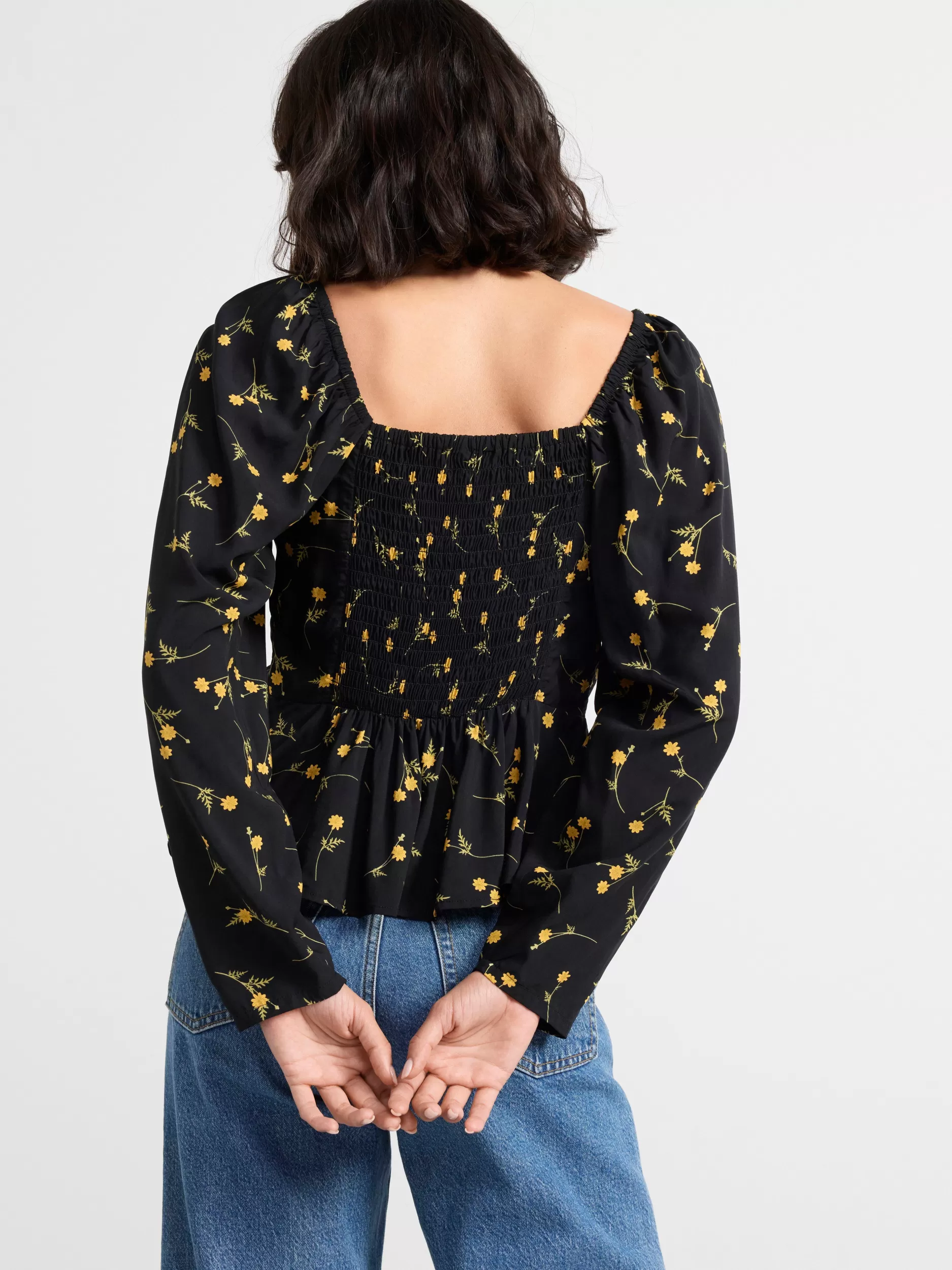 Lindex Bluser & Skjorter<Langermet Bluse Black