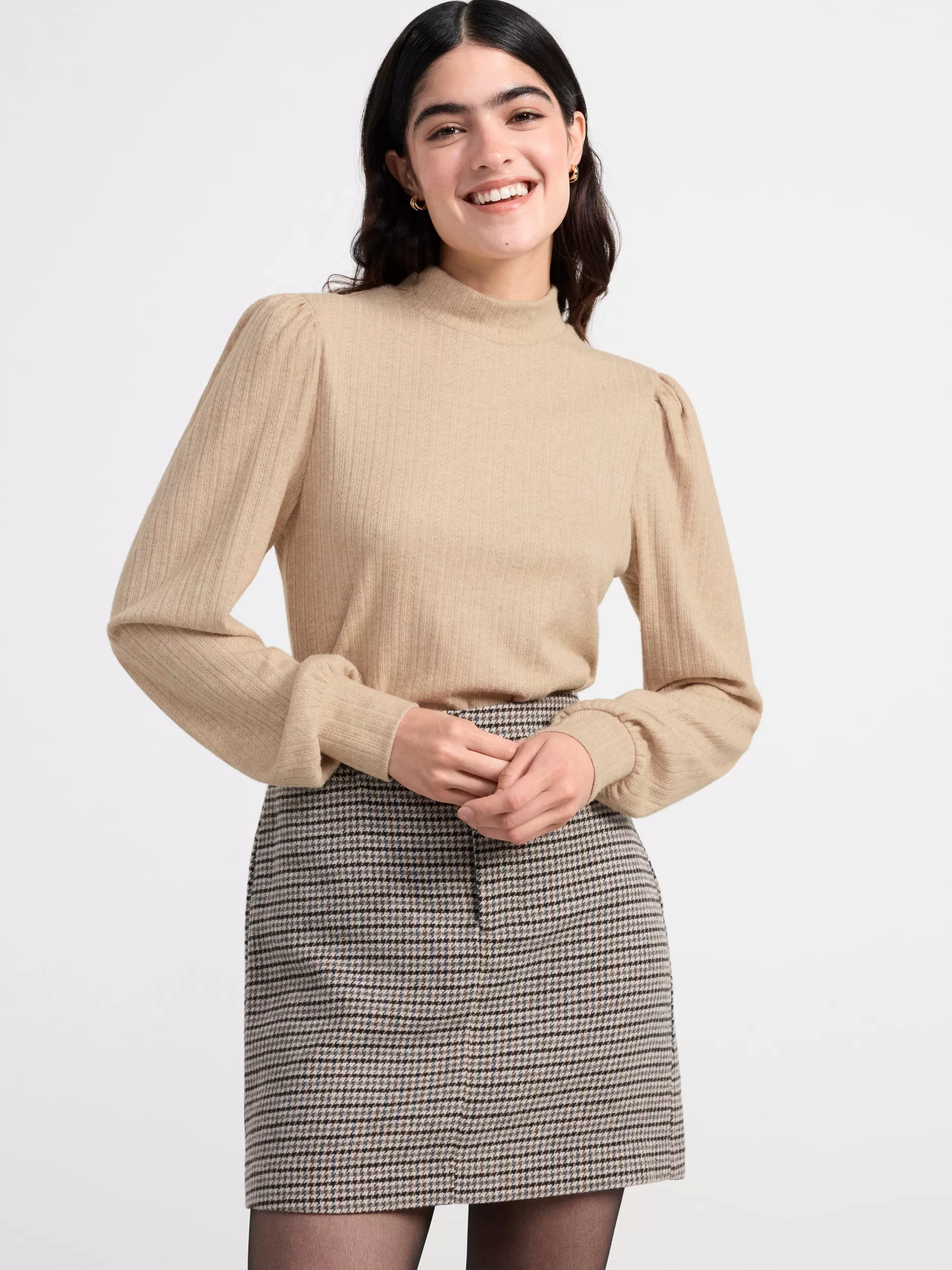 Lindex Topper & T-Skjorter<Langermet Jerseyoverdel Light Beige