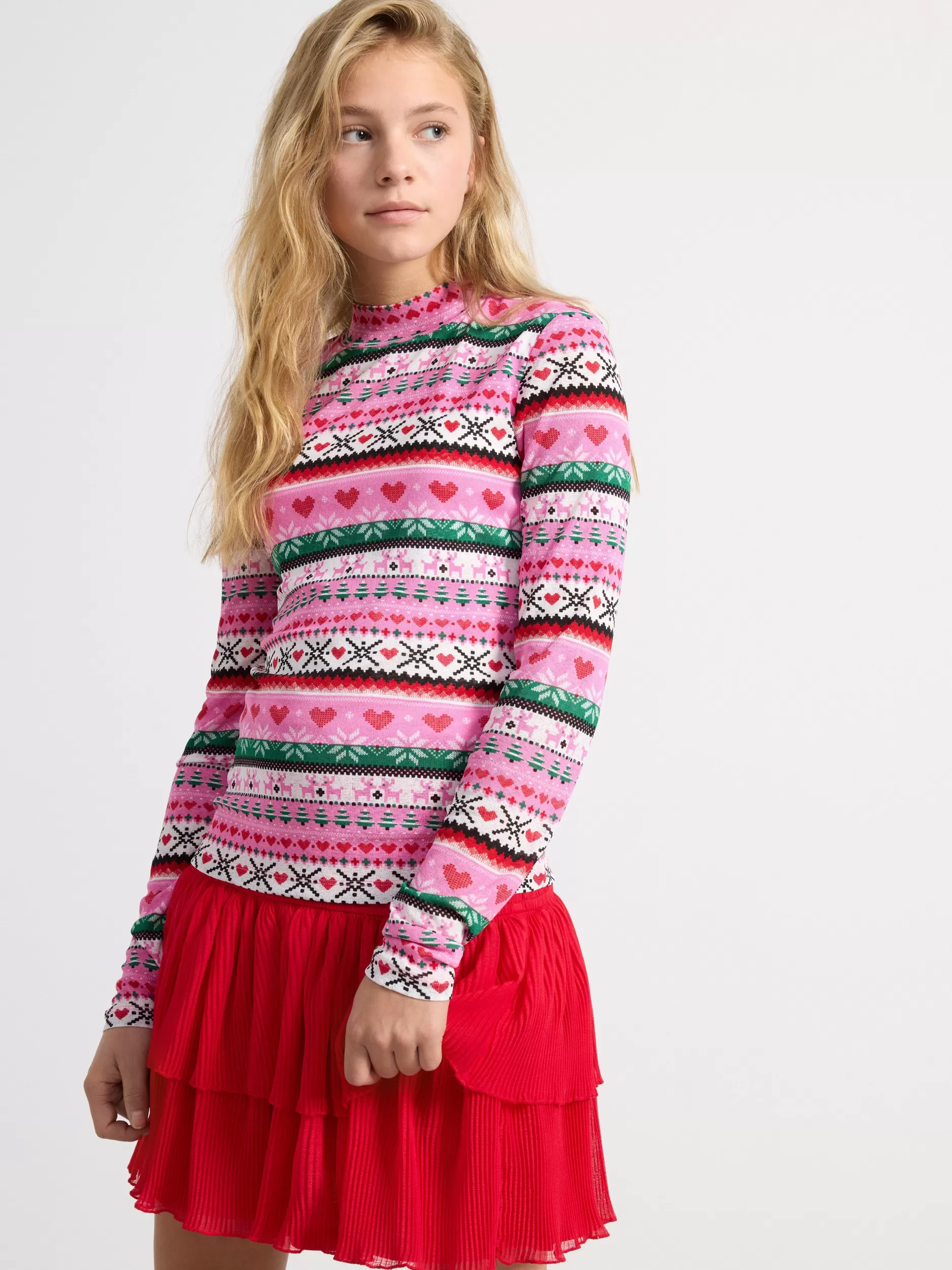 Lindex Topper & T-Skjorter<Langermet Jerseyoverdel Off White