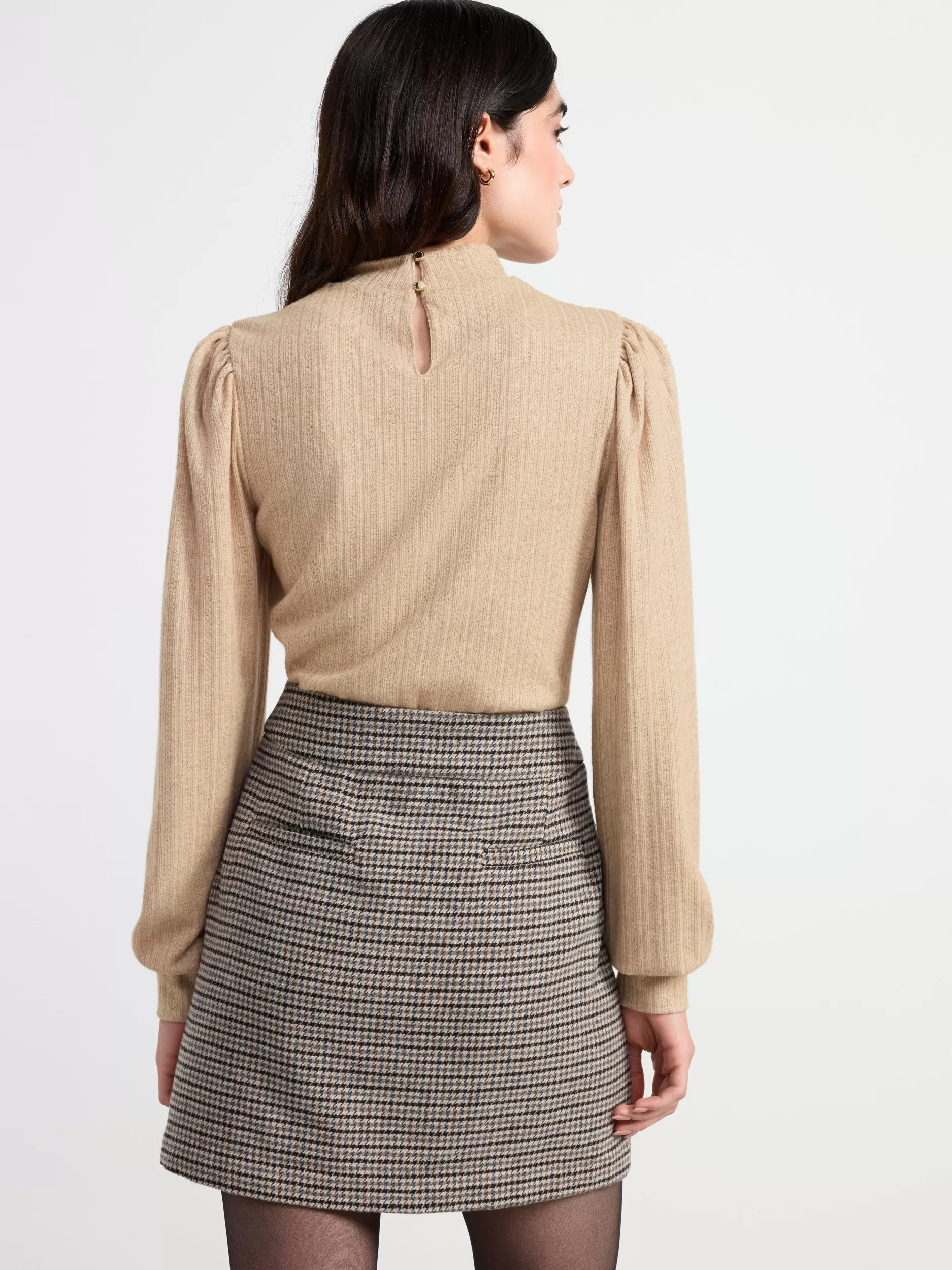 Lindex Topper & T-Skjorter<Langermet Jerseyoverdel Light Beige