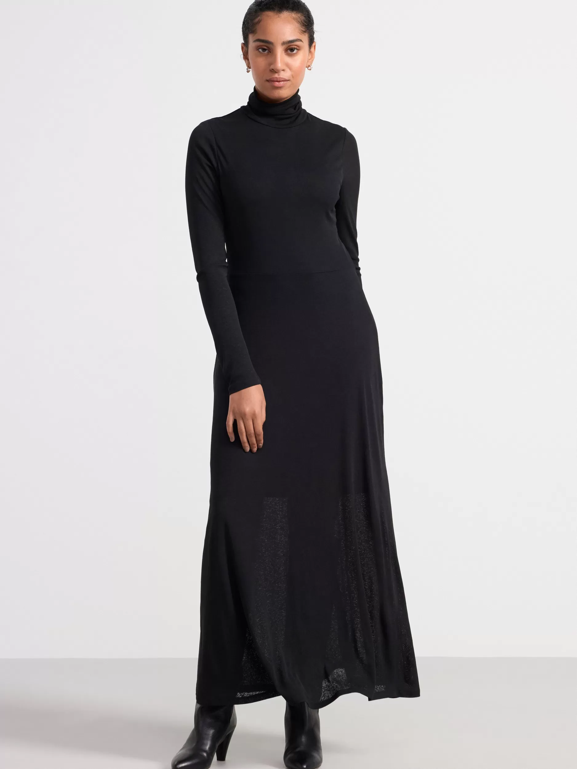 Lindex Kjoler<Langermet Maxikjole Black