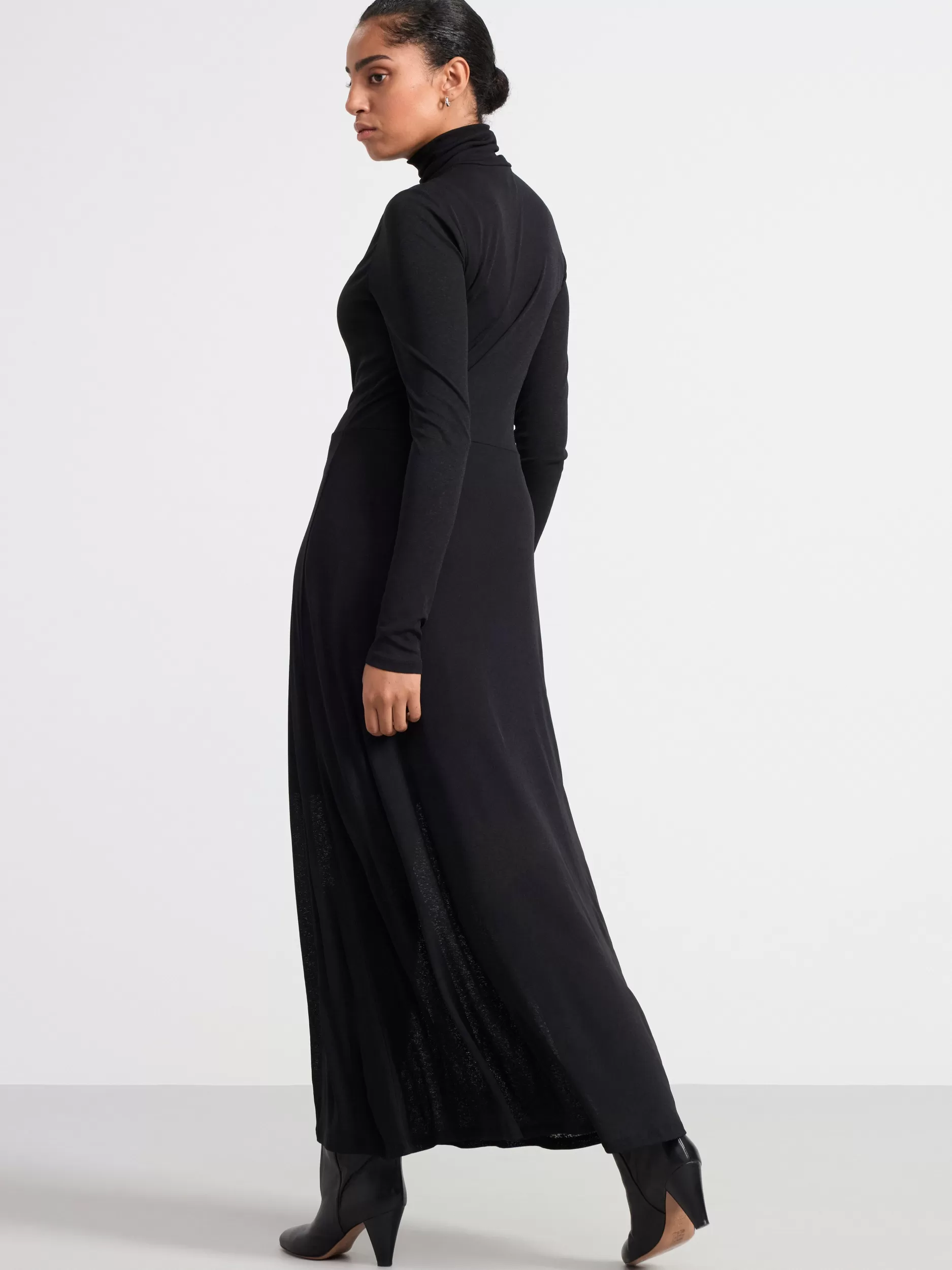 Lindex Kjoler<Langermet Maxikjole Black