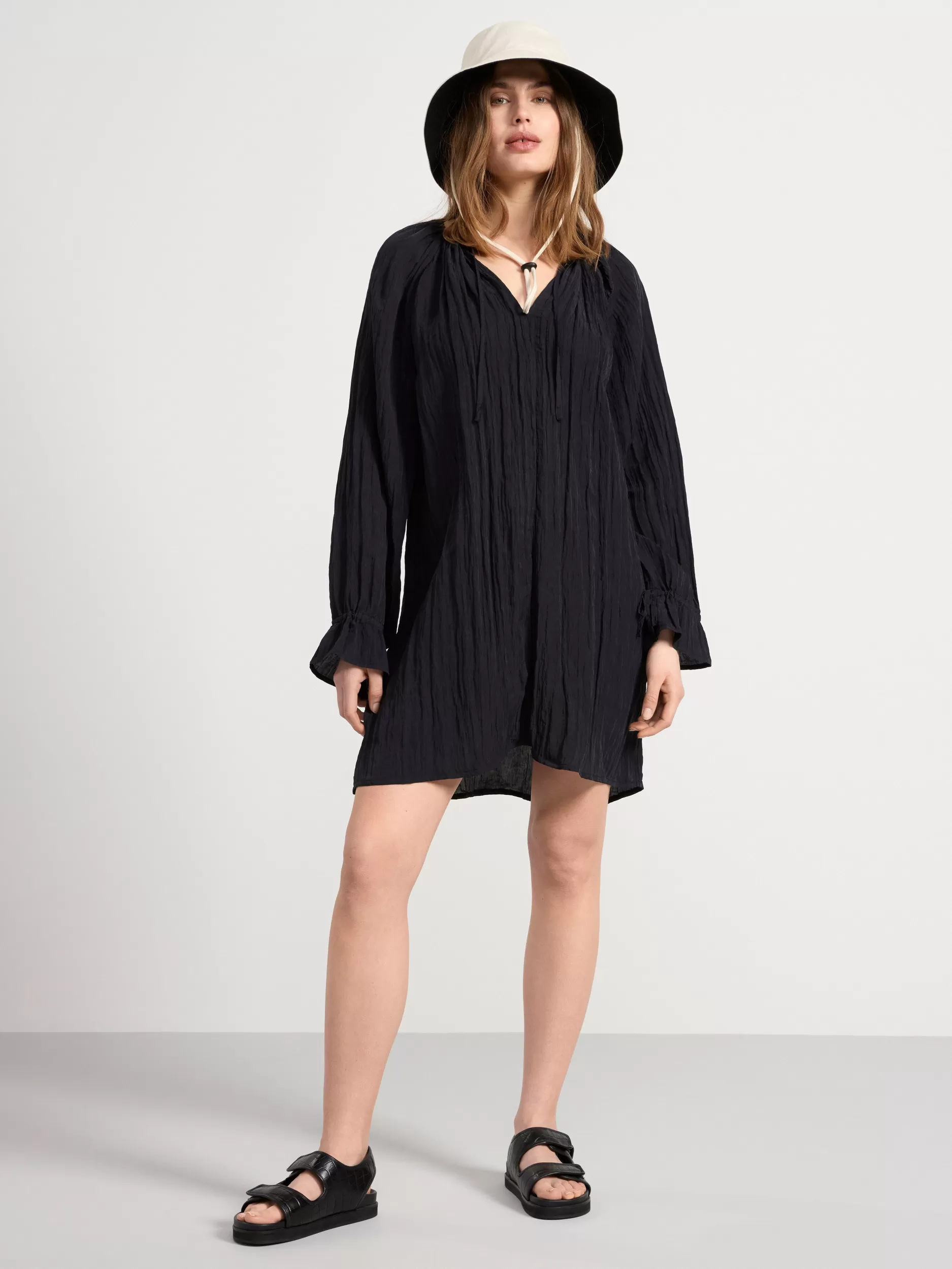 Lindex Bluser & Skjorter<Langermet Tunika Black