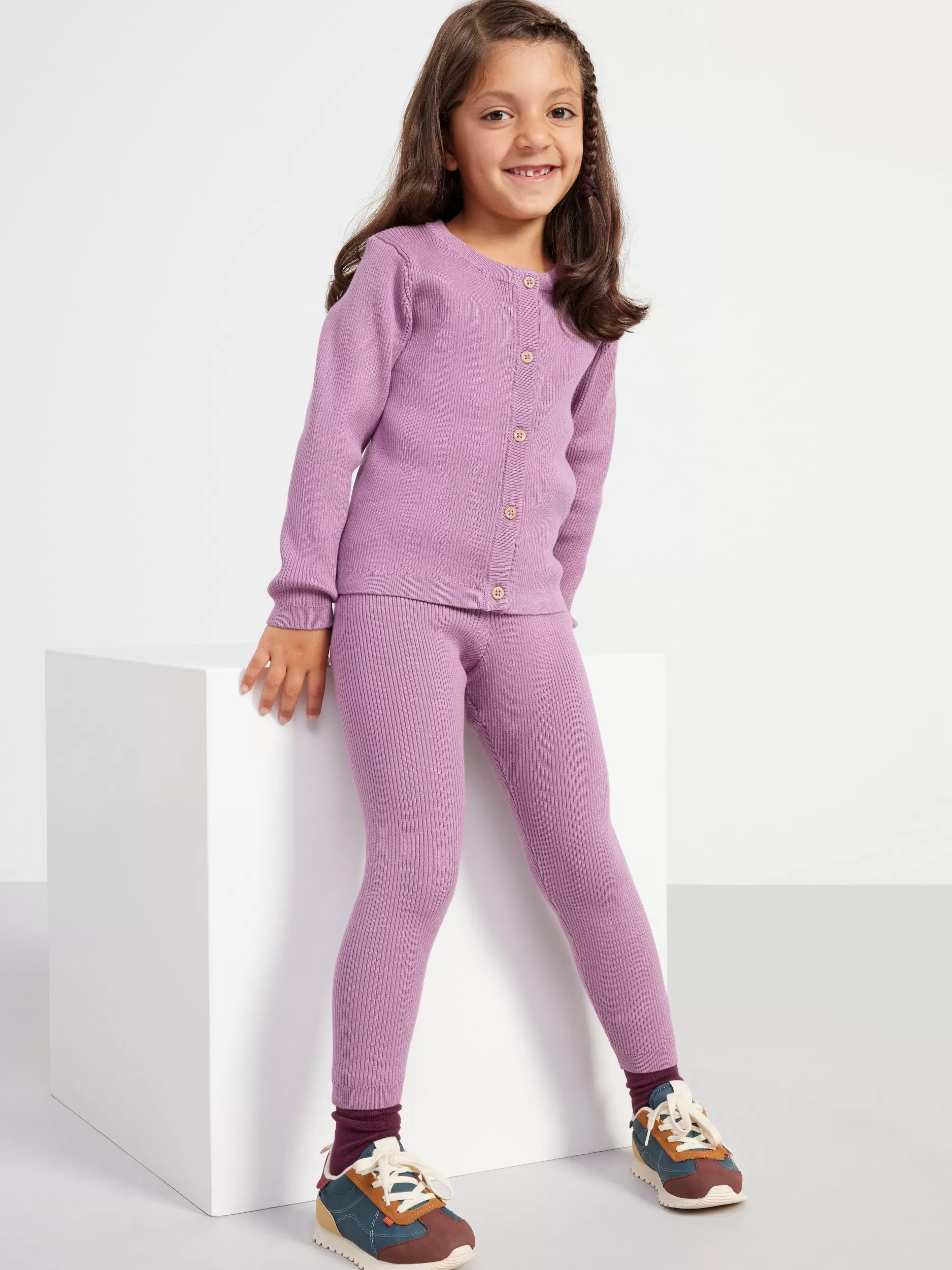 Lindex Bukser & Leggings<Leggings Light Dusty Lilac