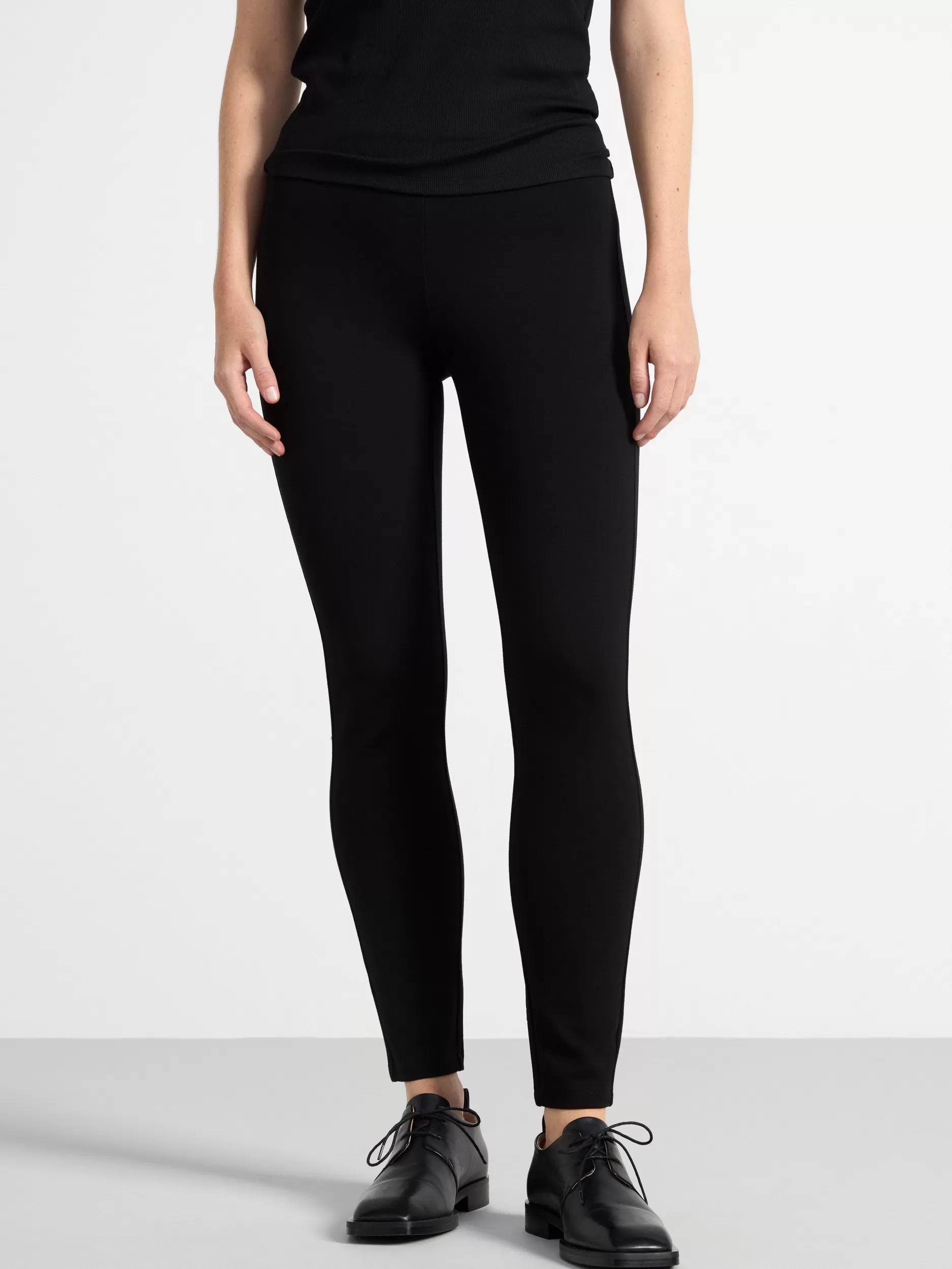 Lindex Bukser<Leggings I Punto Black