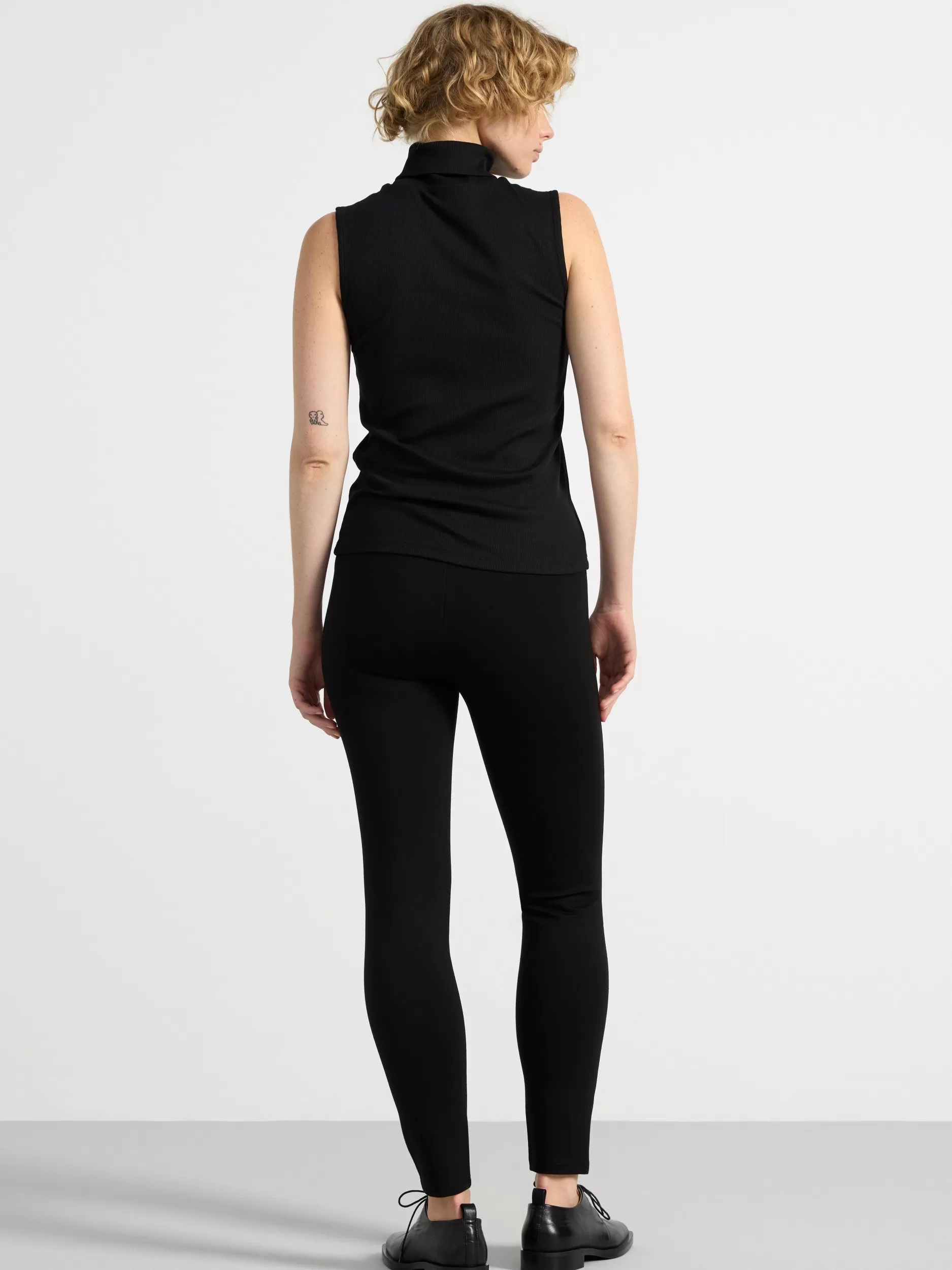 Lindex Bukser<Leggings I Punto Black