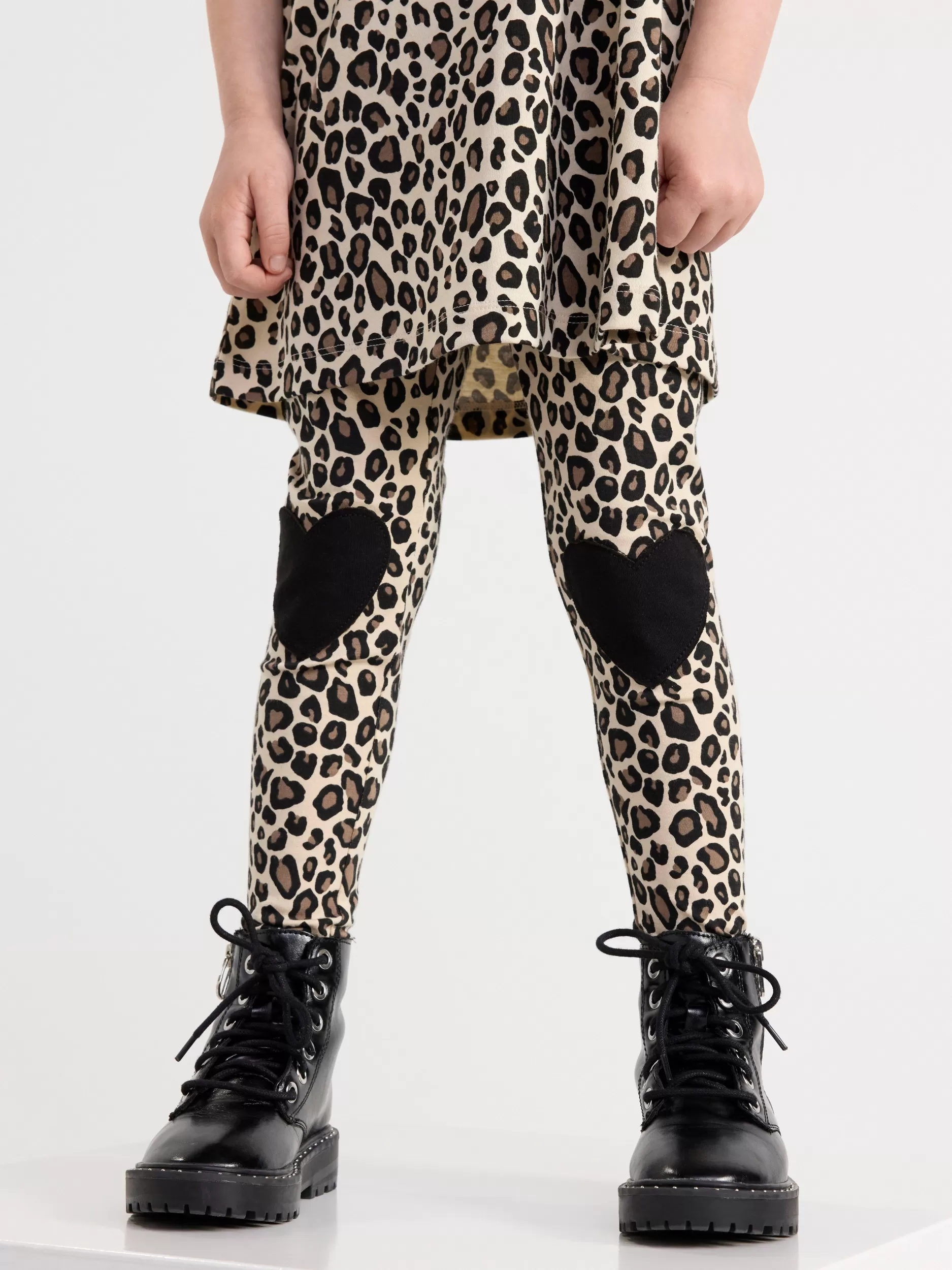 Lindex Bukser & Leggings<Leggings Leopardmonstrede Light Beige