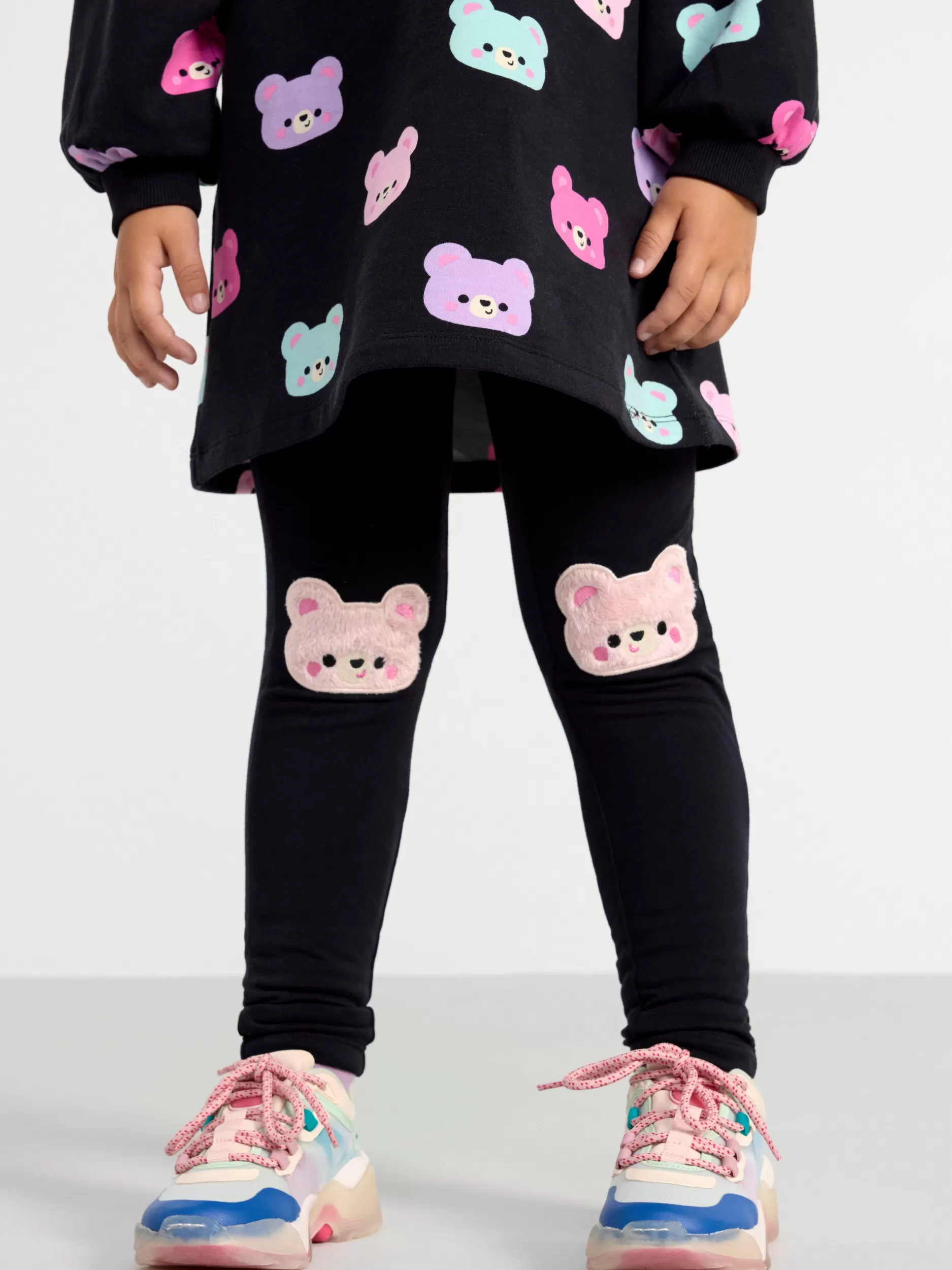 Lindex Bukser & Leggings<Leggings Med Applikasjoner Black