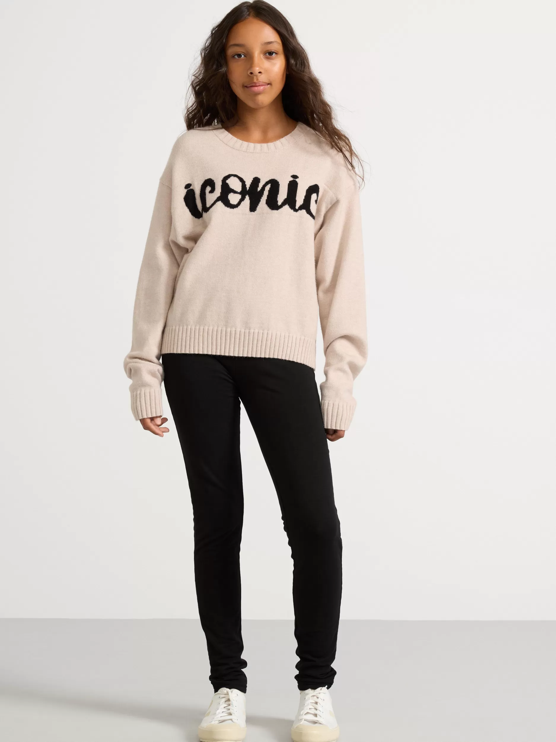 Lindex Bukser & Leggings<Leggings Med Borstet Innside Black