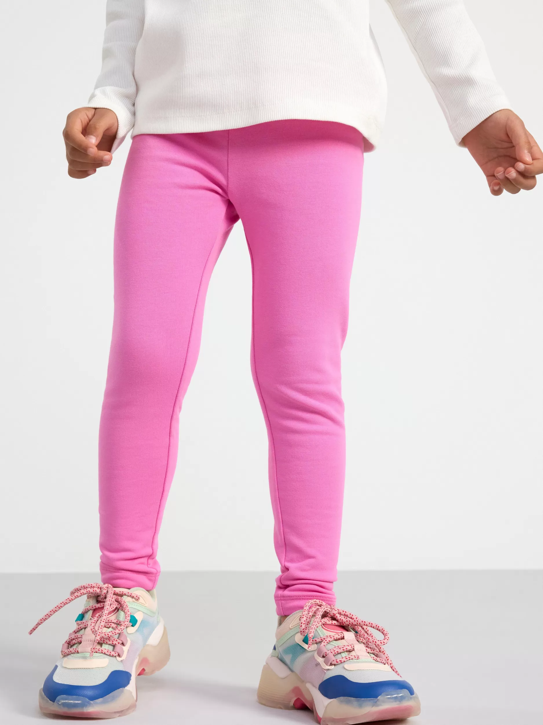 Lindex Basisplagg 3 For 2<Leggings Med Borstet Innside Pink