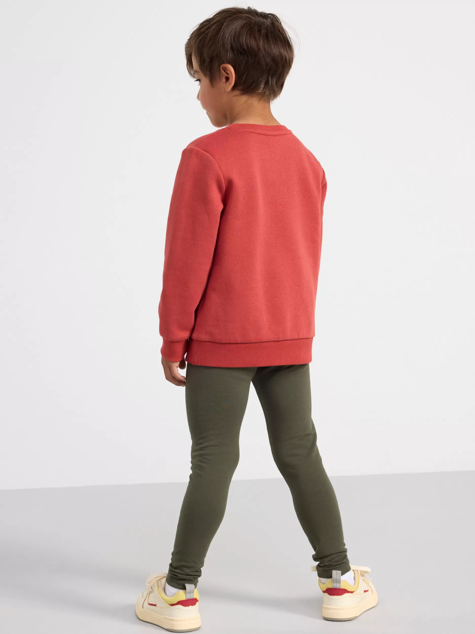 Lindex Basisplagg 3 For 2<Leggings Med Borstet Innside Dark Khaki Green