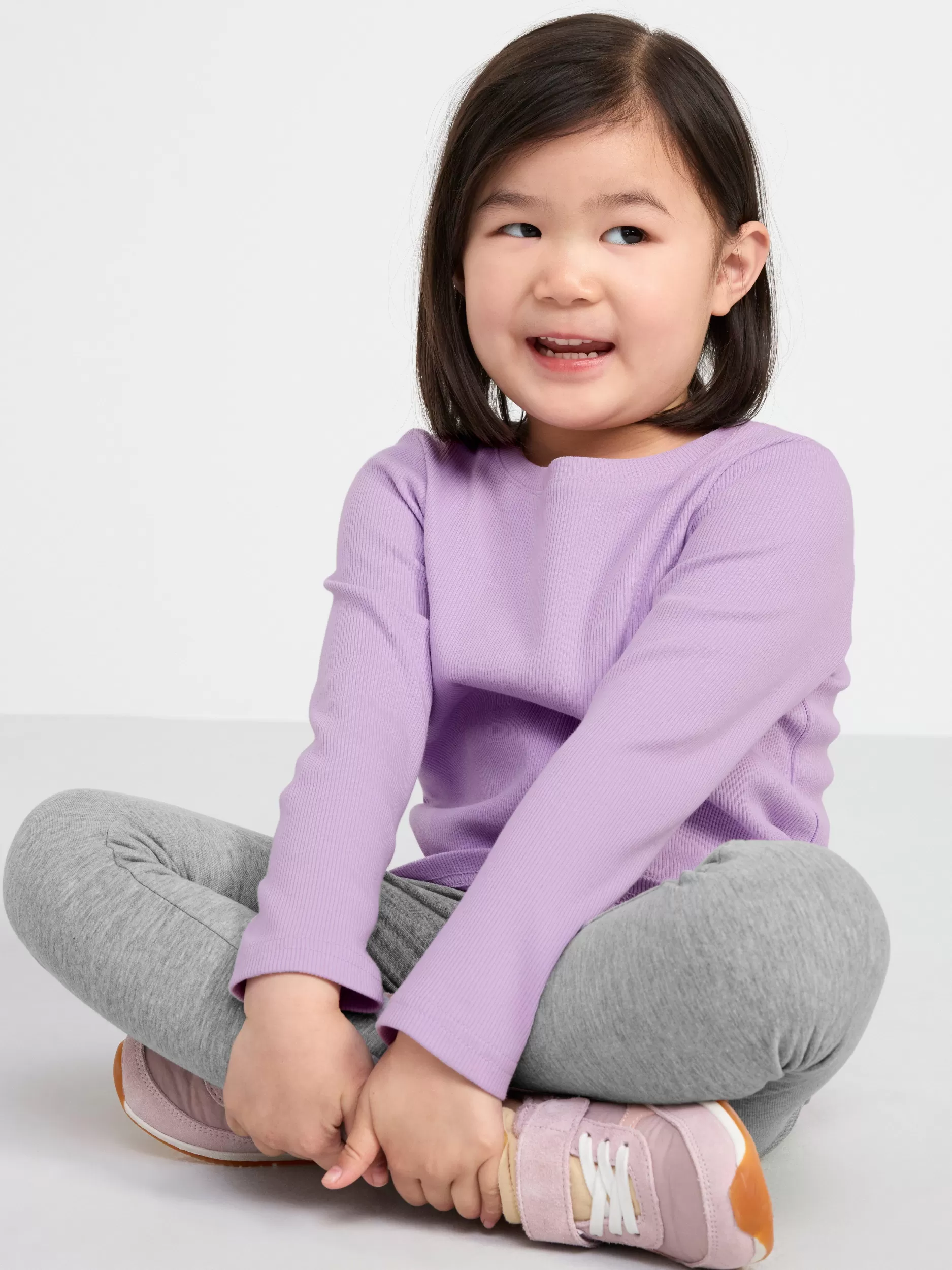 Lindex Basisplagg 3 For 2<Leggings Med Borstet Innside Grey Melange