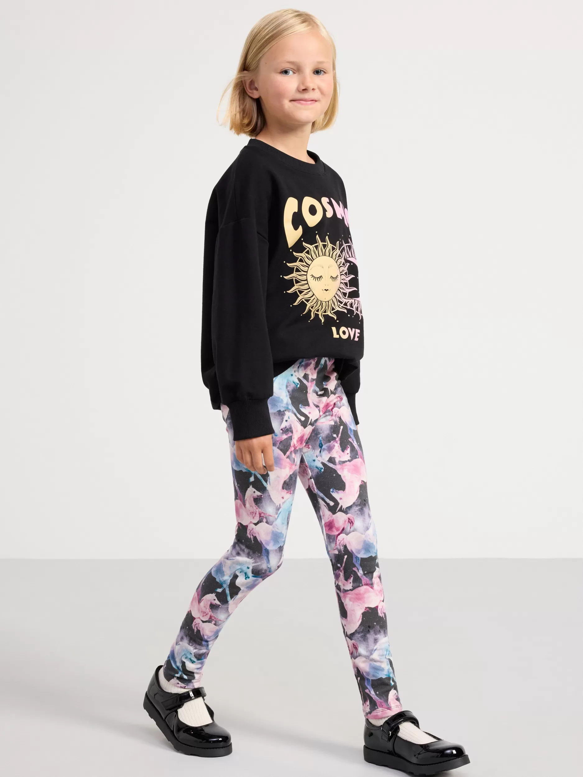 Lindex Bukser & Leggings<Leggings Med Borstet Innside Dark Grey