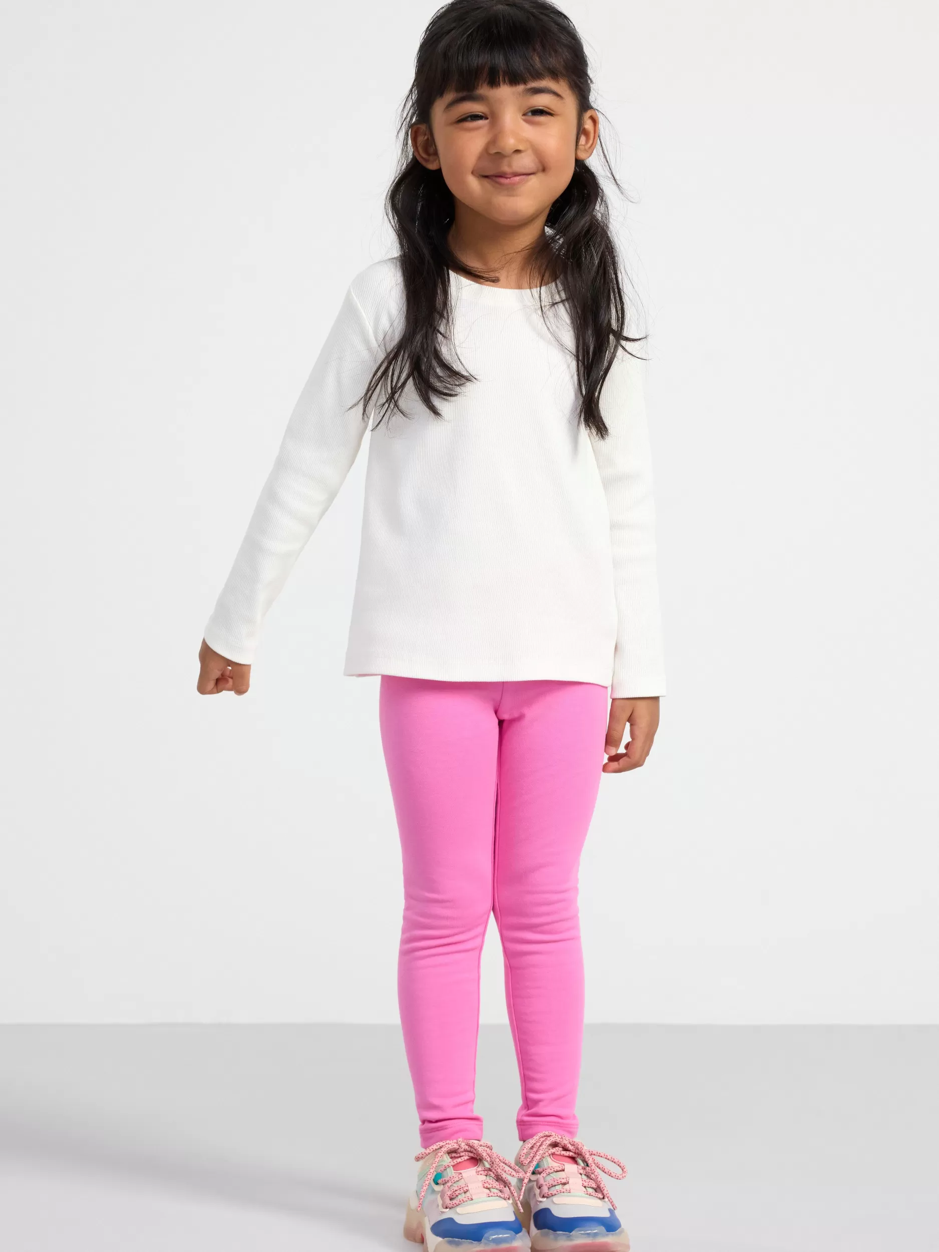 Lindex Basisplagg 3 For 2<Leggings Med Borstet Innside Pink