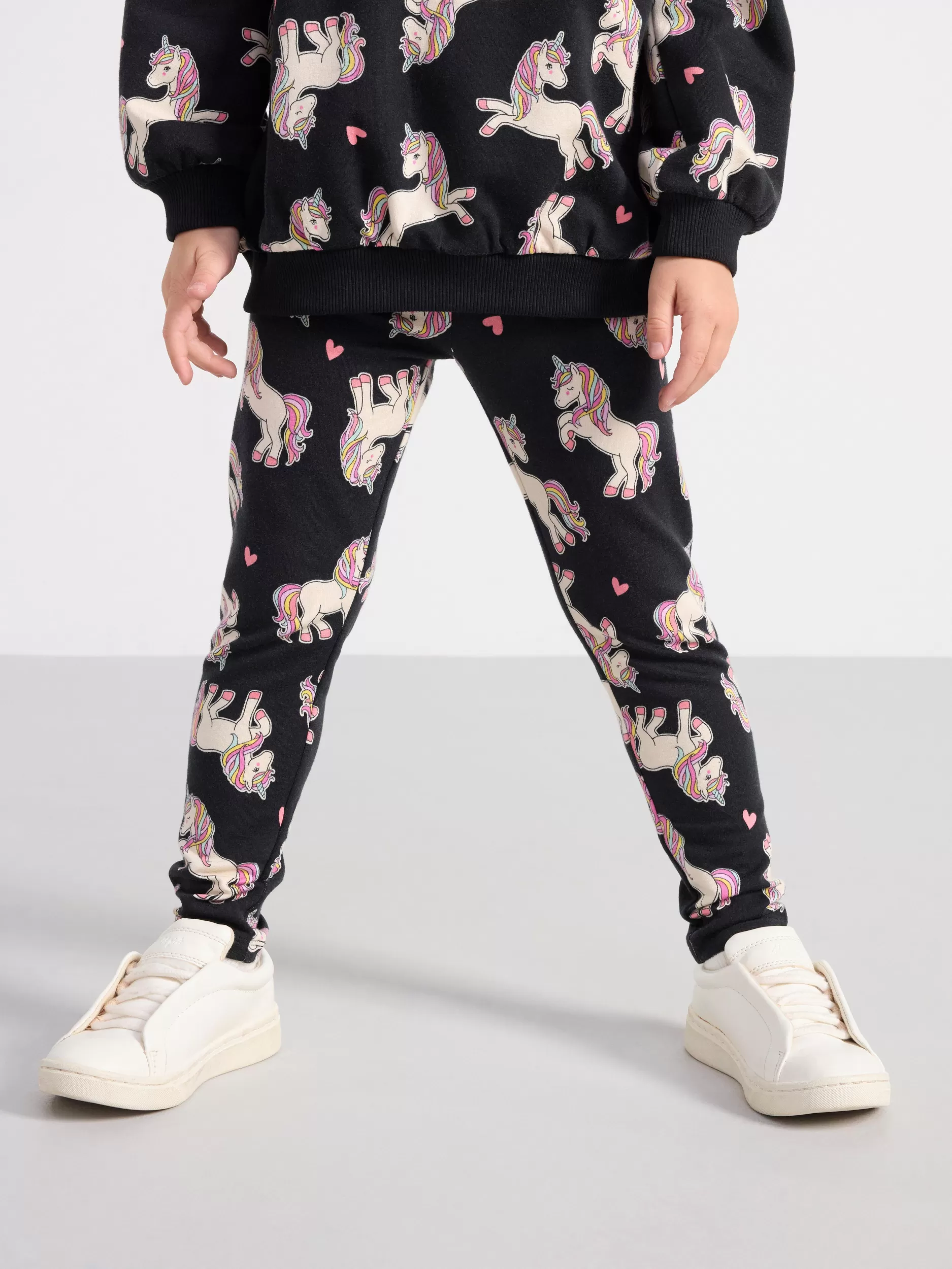 Lindex Bukser & Leggings<Leggings Med Enhjorninger Off Black