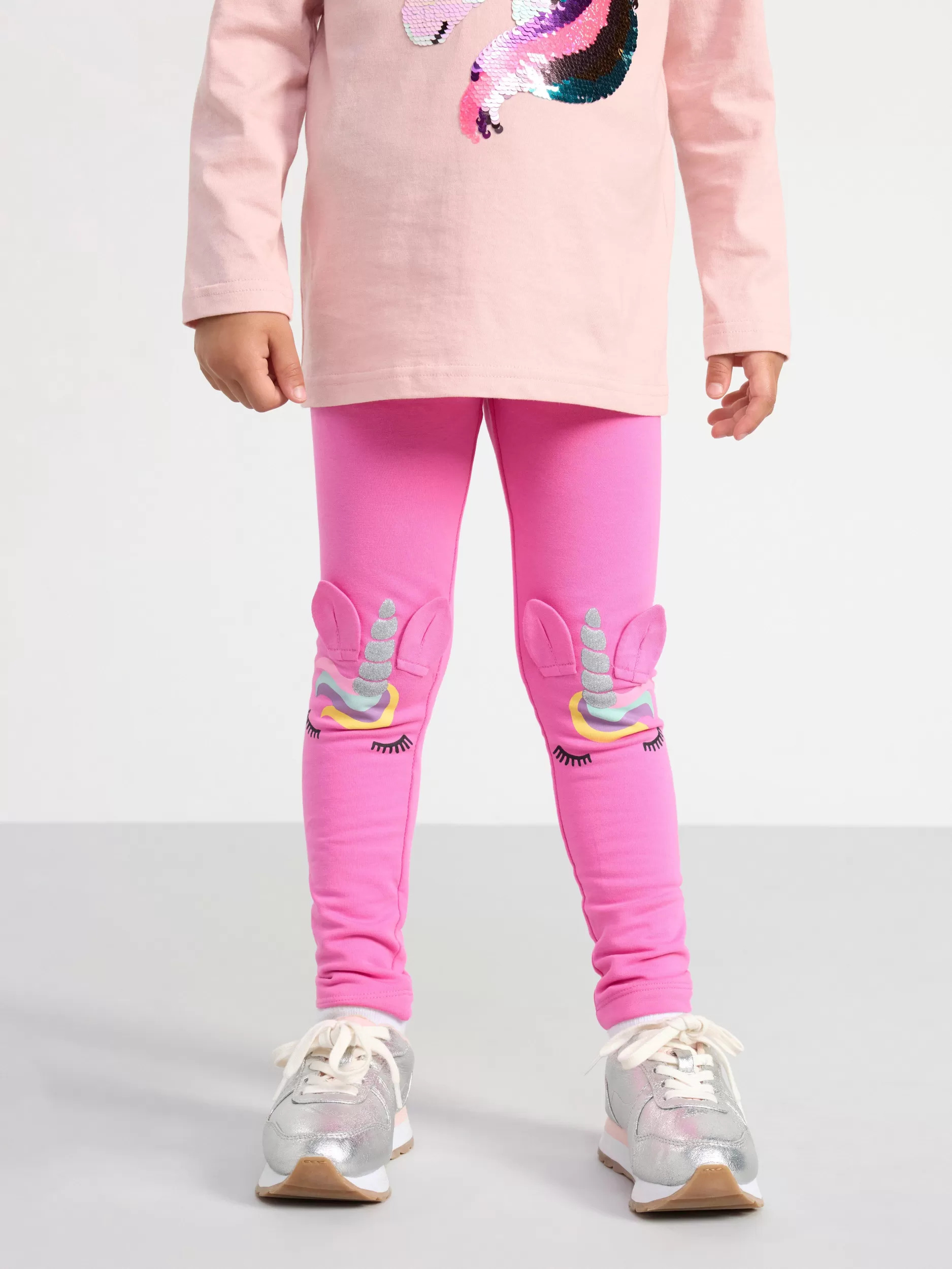 Lindex Bukser & Leggings<Leggings Med Enhjorninger Pink