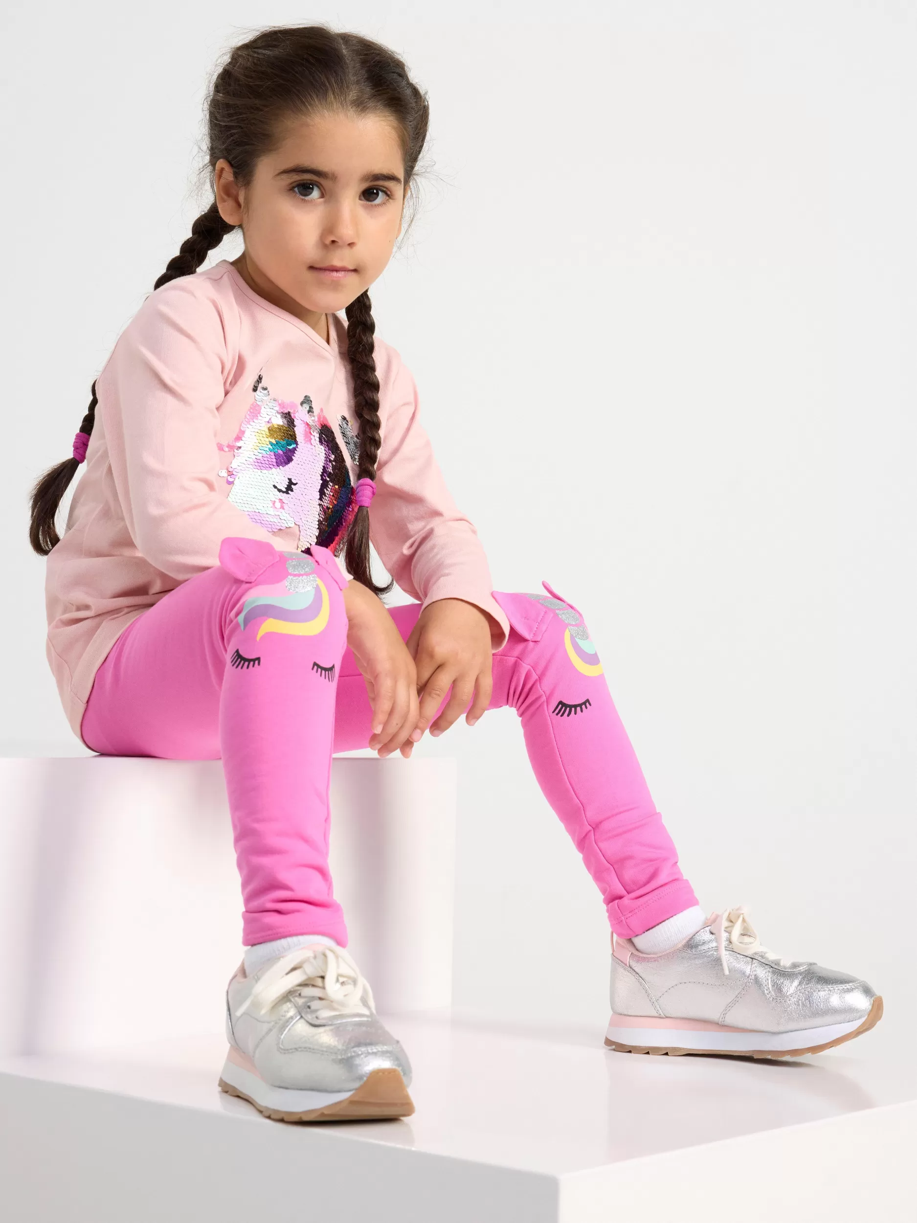 Lindex Bukser & Leggings<Leggings Med Enhjorninger Pink