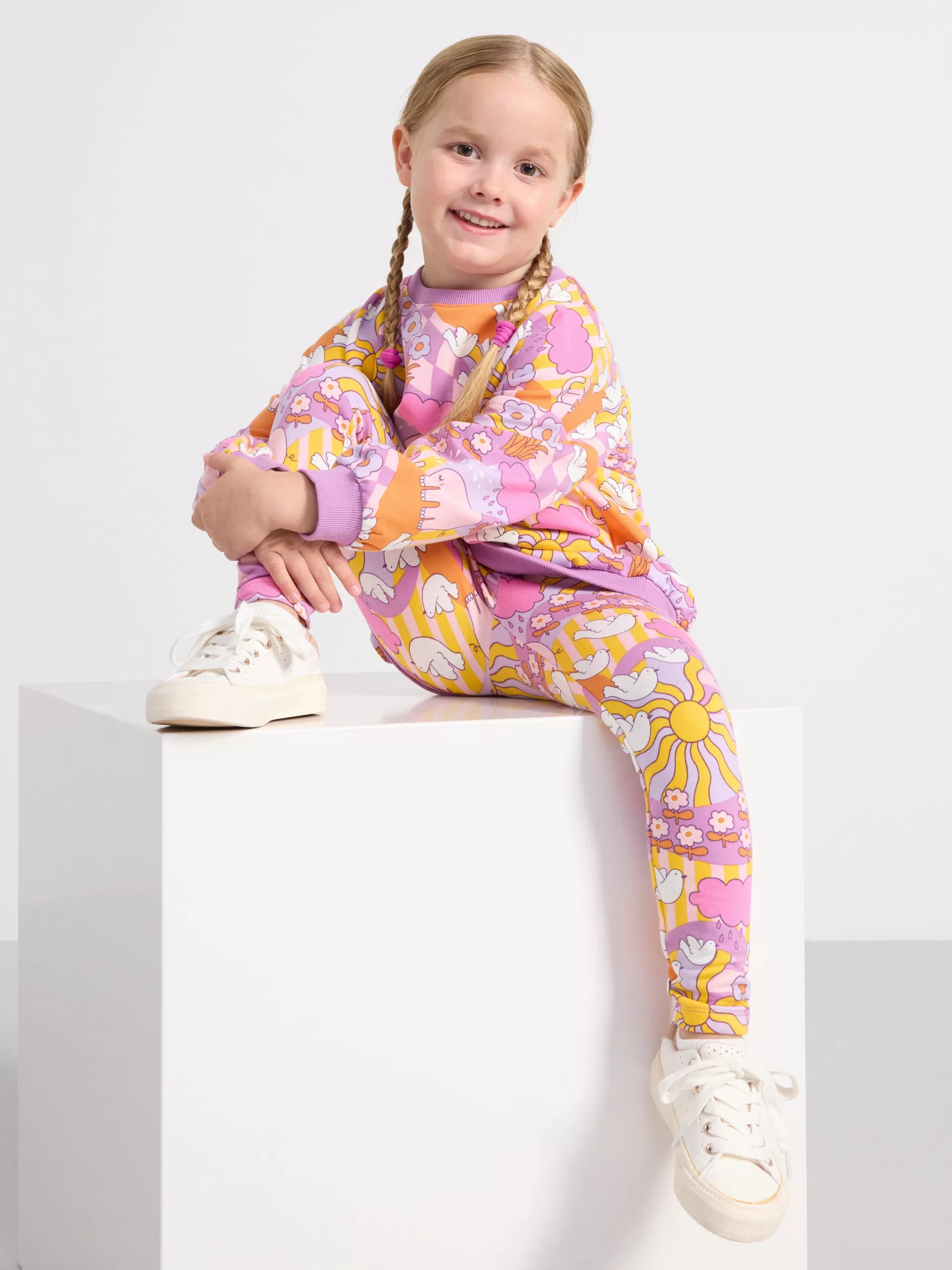 Lindex Bukser & Leggings<Leggings Med Heldekkende Monster Pink