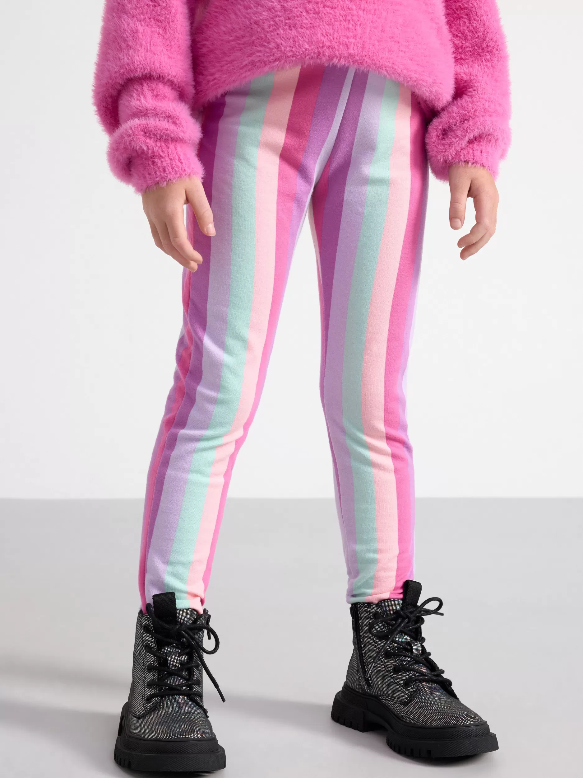 Lindex Bukser & Leggings<Leggings Med Monster Light Dusty Turquoise