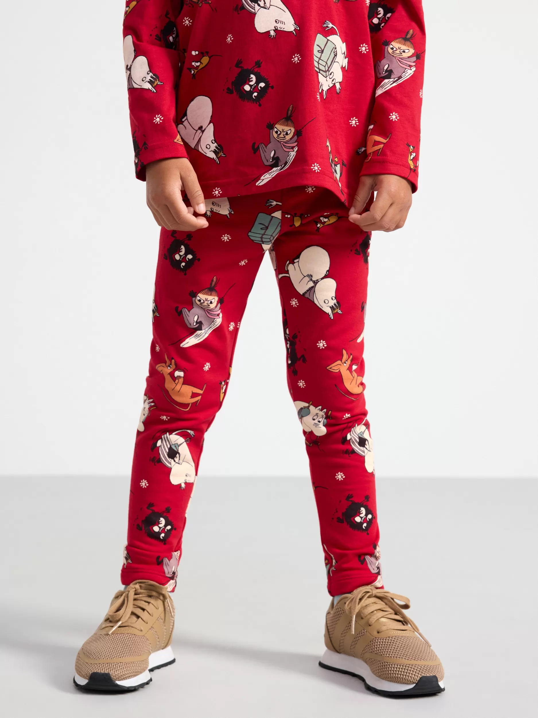 Lindex Bukser & Leggings<Leggings Med Mummi-Trykk Dark Red