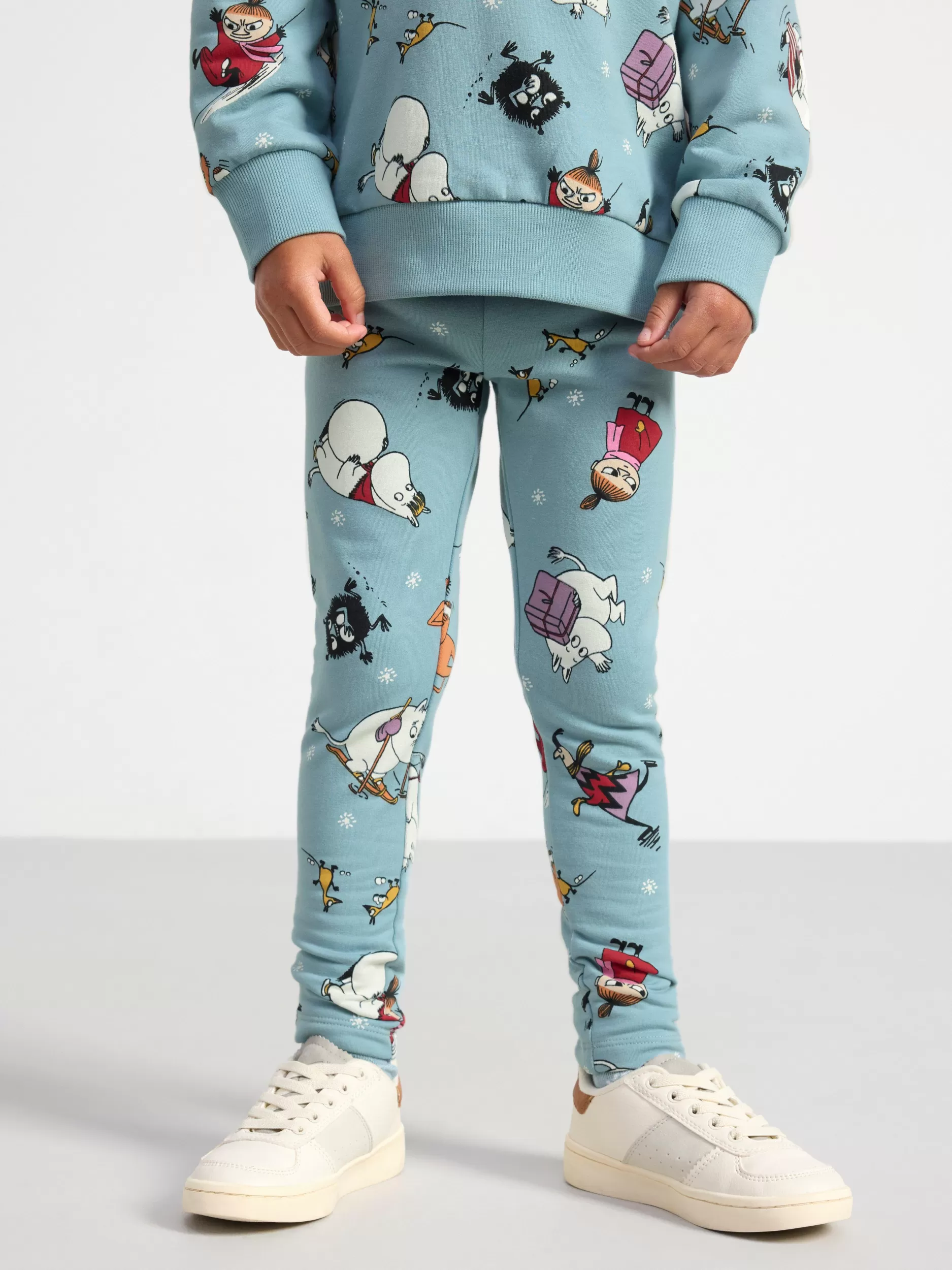 Lindex Bukser & Leggings<Leggings Med Mummi-Trykk Light Dusty Blue