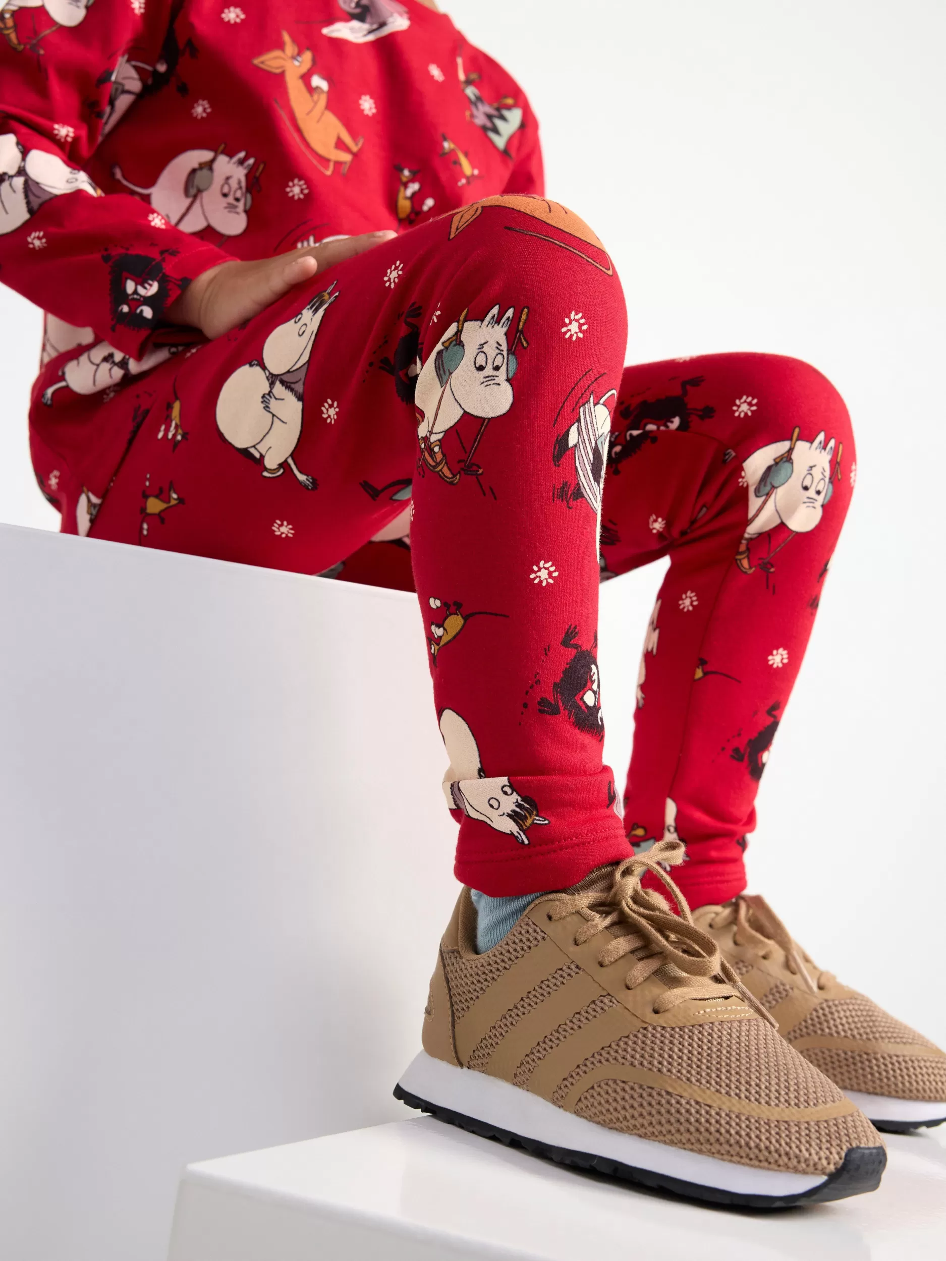 Lindex Bukser & Leggings<Leggings Med Mummi-Trykk Dark Red