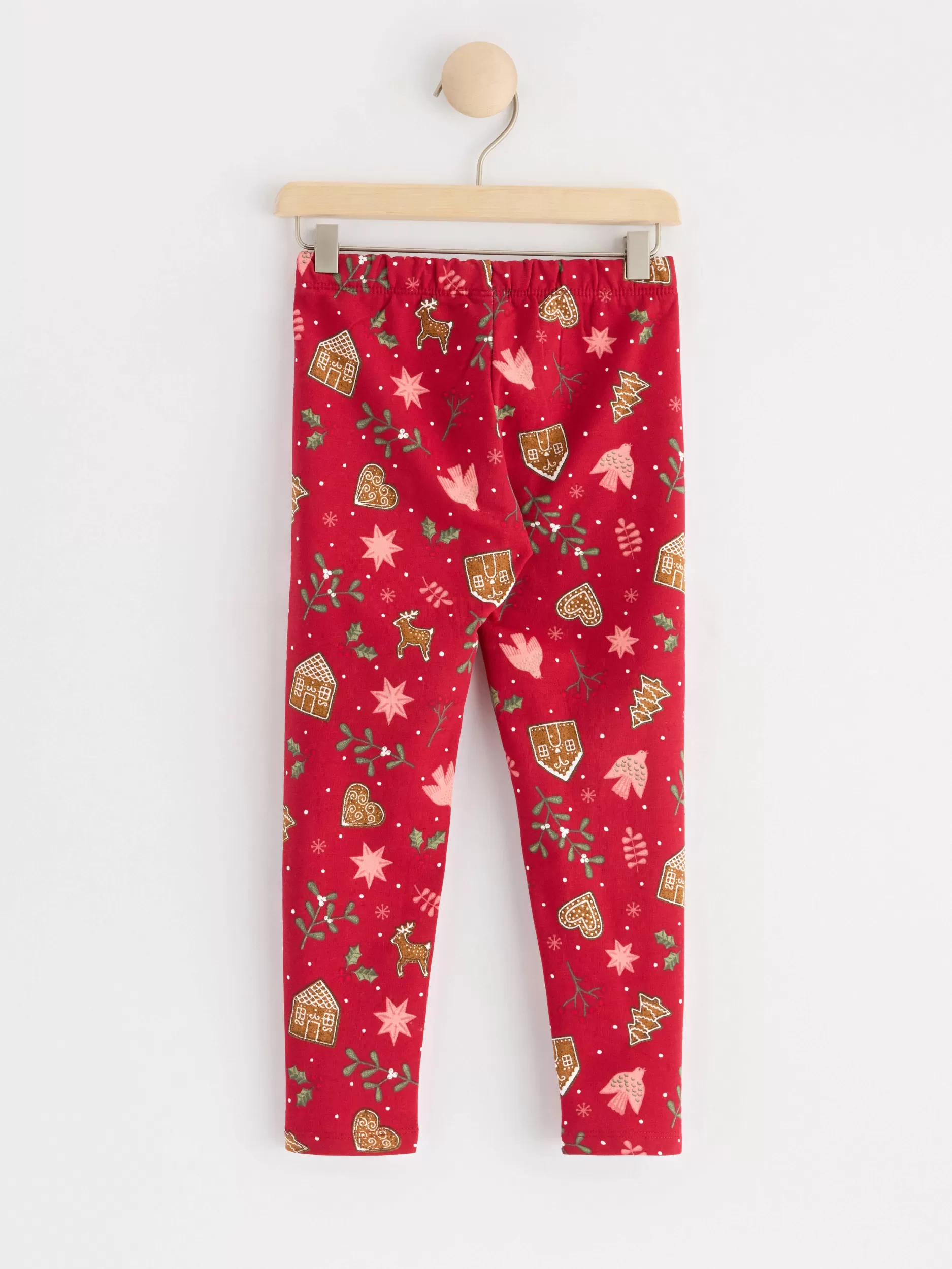 Lindex Bukser & Leggings<Leggings Med Pepperkaker Dark Red
