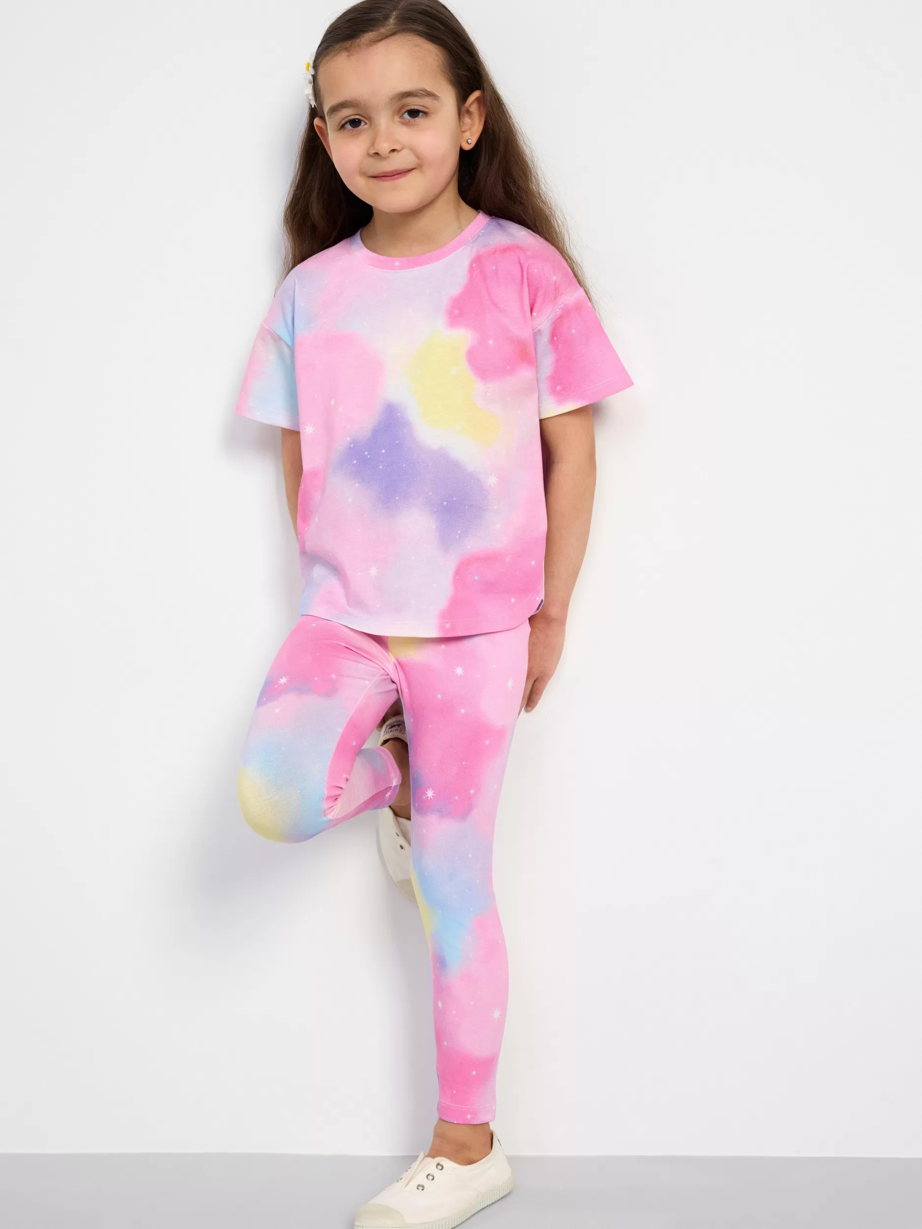 Lindex Bukser & Leggings<Leggings Med Regnbuefarger Light Pink