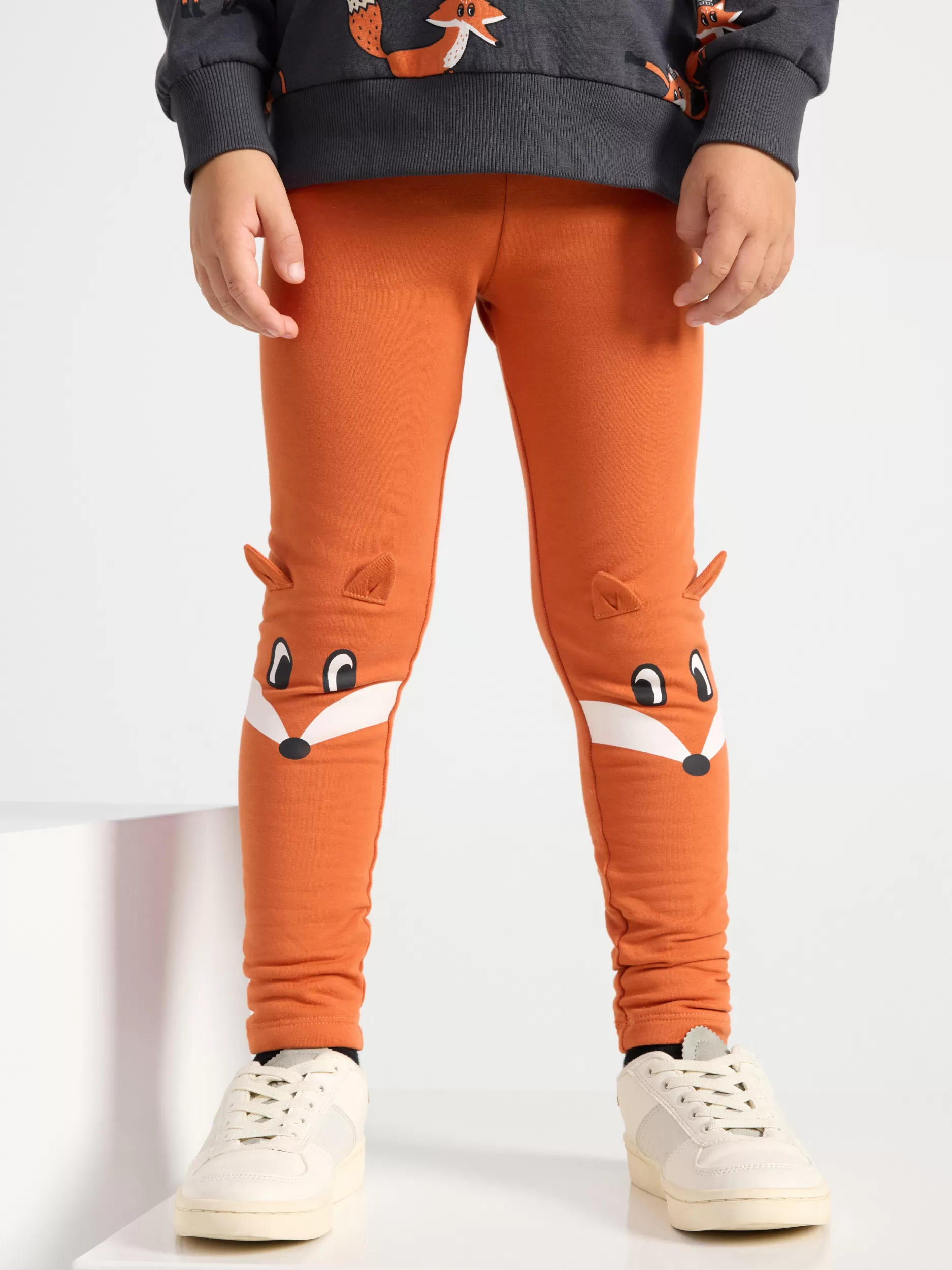 Lindex Bukser & Leggings<Leggings Med Rever Dusty Orange