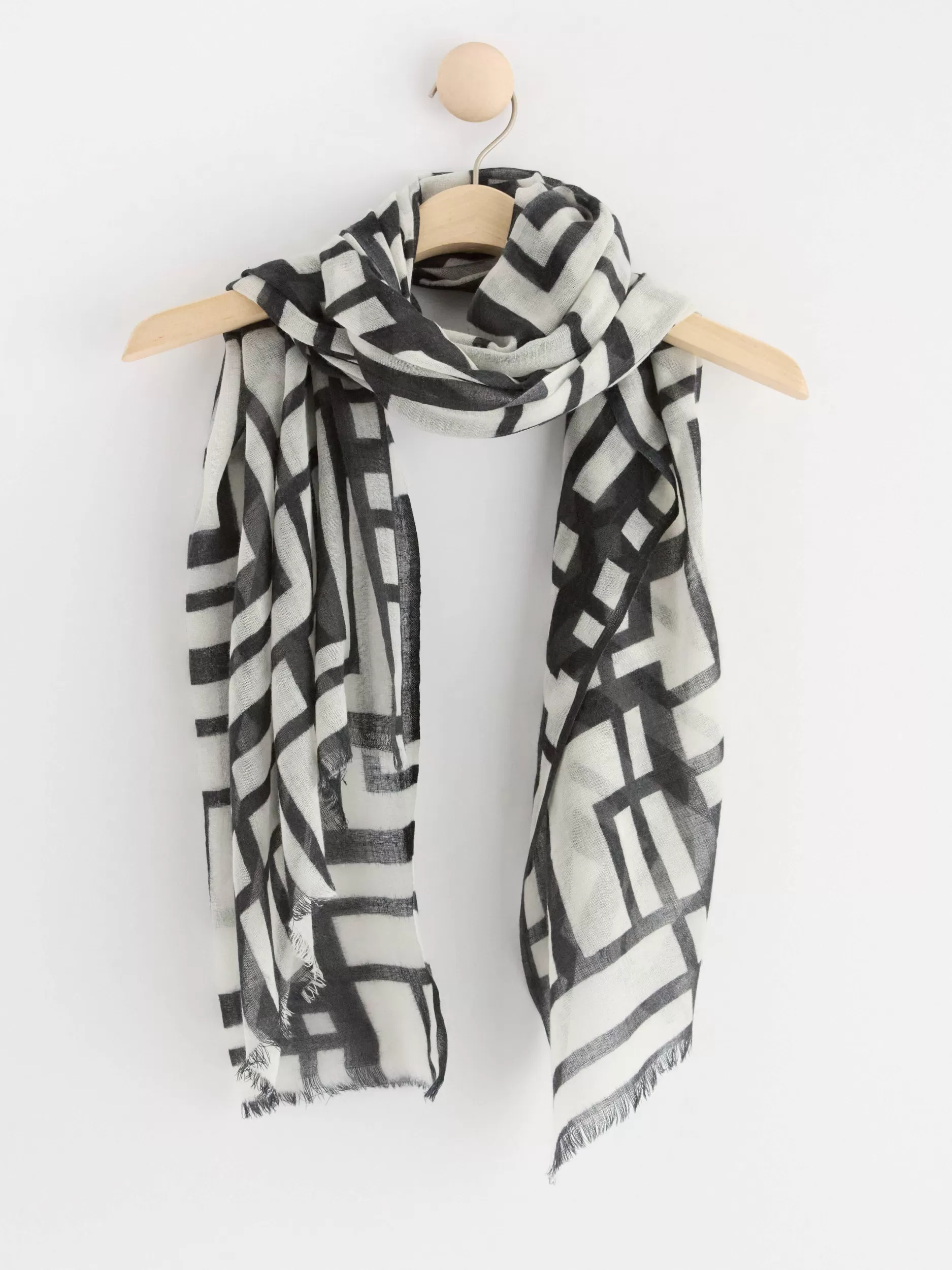 Lindex Accessories<Lett Skjerf I Ull Black