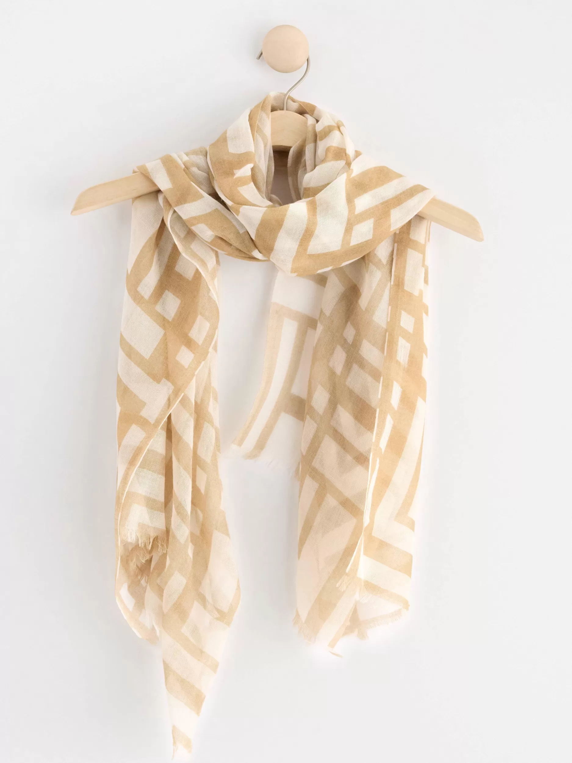 Lindex Accessories<Lett Skjerf I Ull Beige