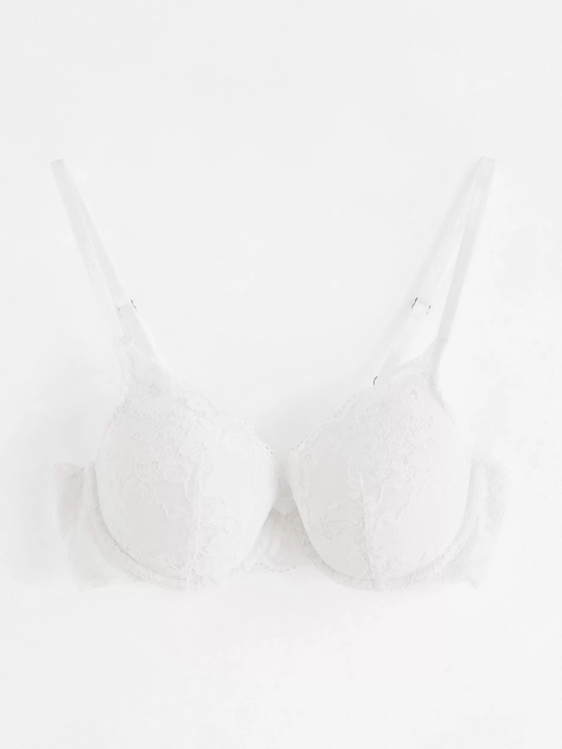 Lindex Bh<Lilja T-Skjørte-Bh Med Blonder White