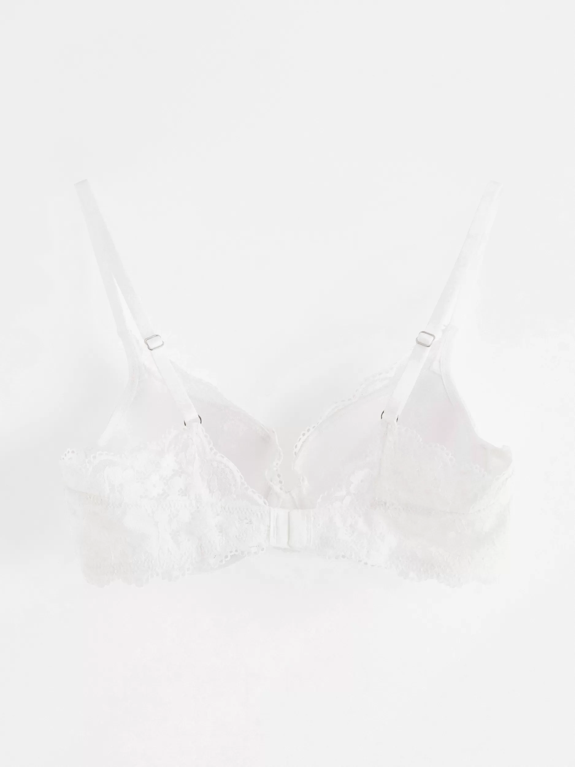Lindex Bh<Lilja T-Skjørte-Bh Med Blonder White